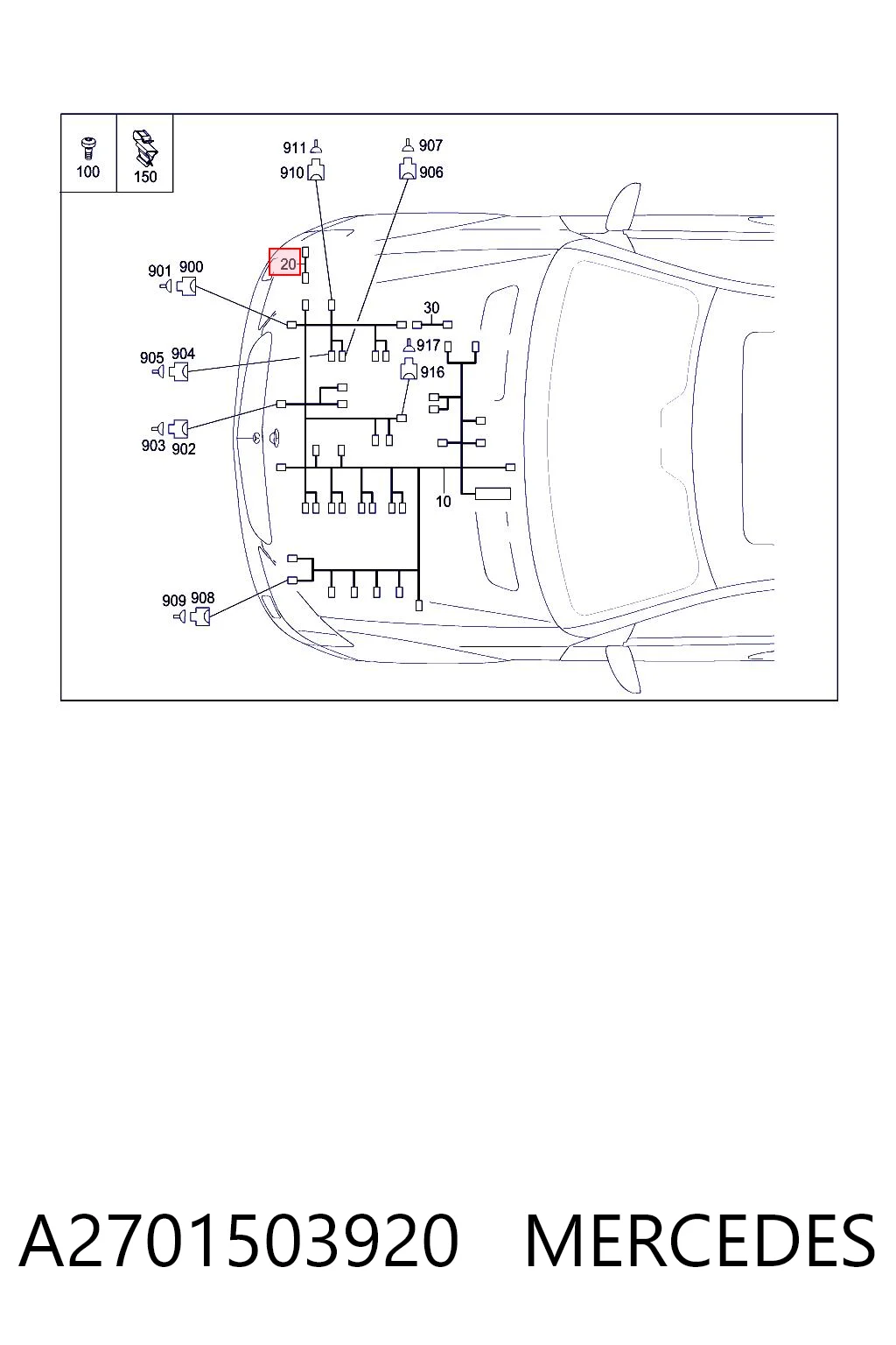 A2701503920 Mercedes 