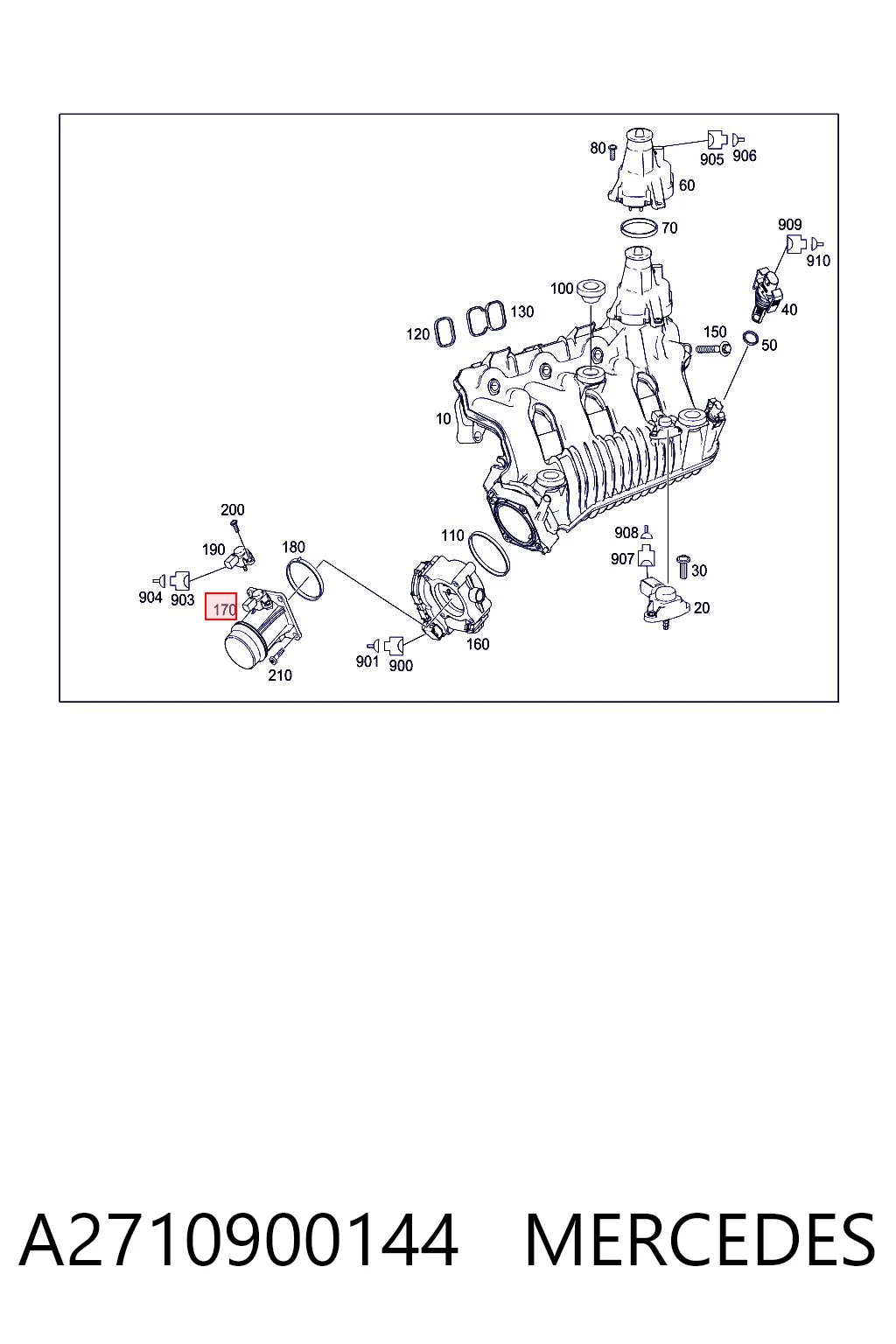 A2710900144 Mercedes 