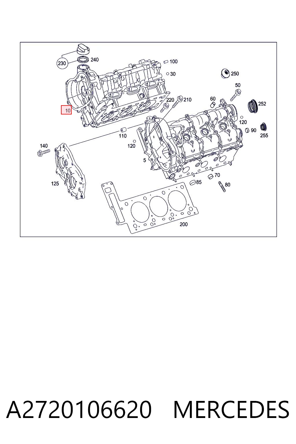 A2720106620 Mercedes