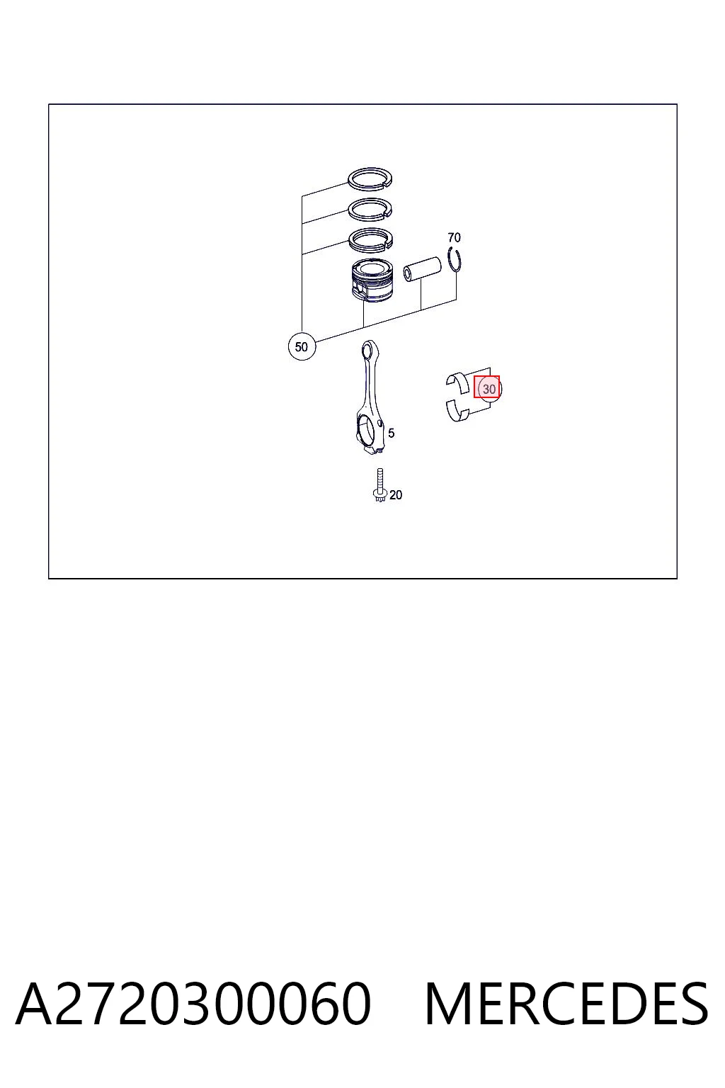 Вкладиші шатунові Mahle Original 001PL20890000
