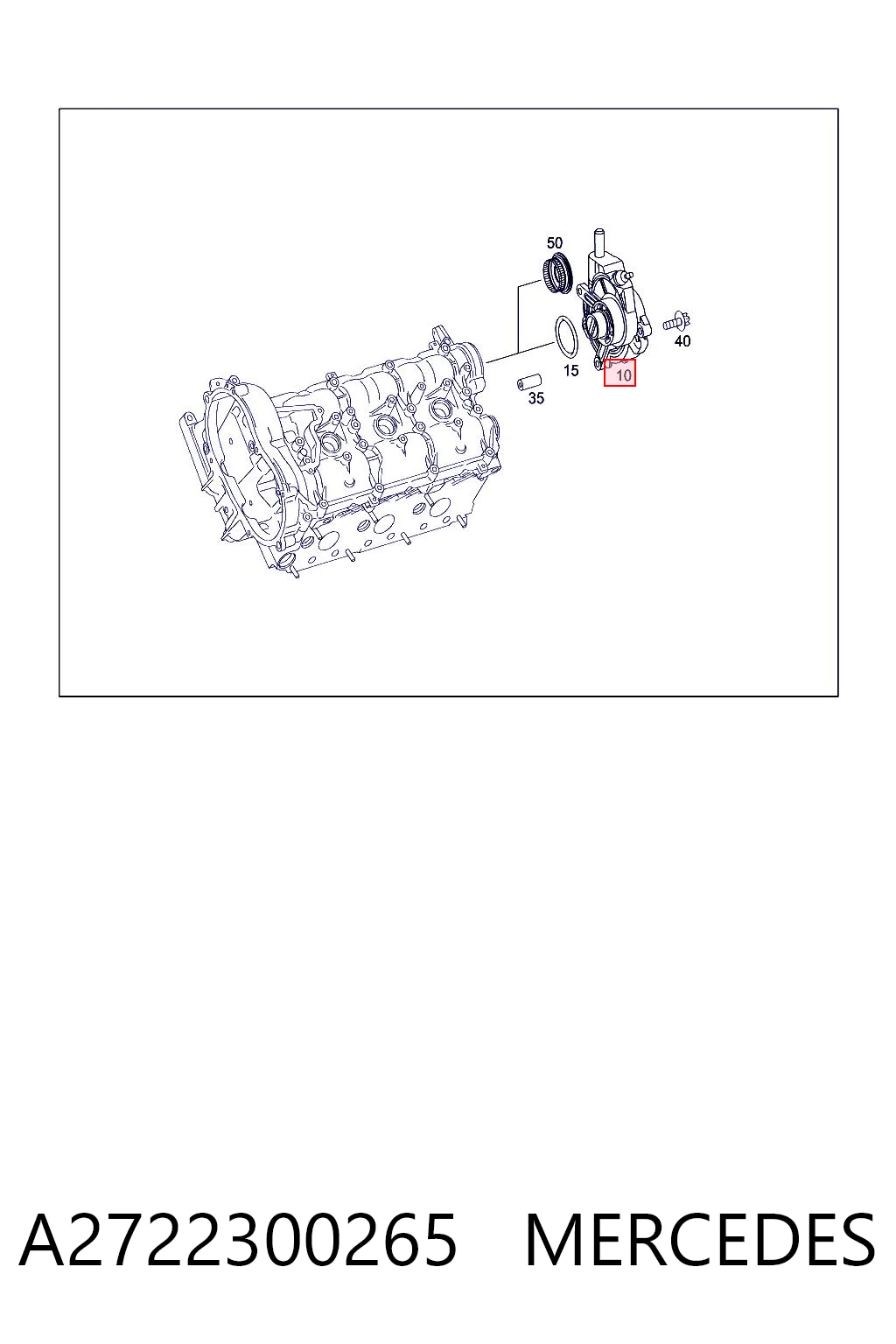 A2722300265 Mercedes Насос вакуумний