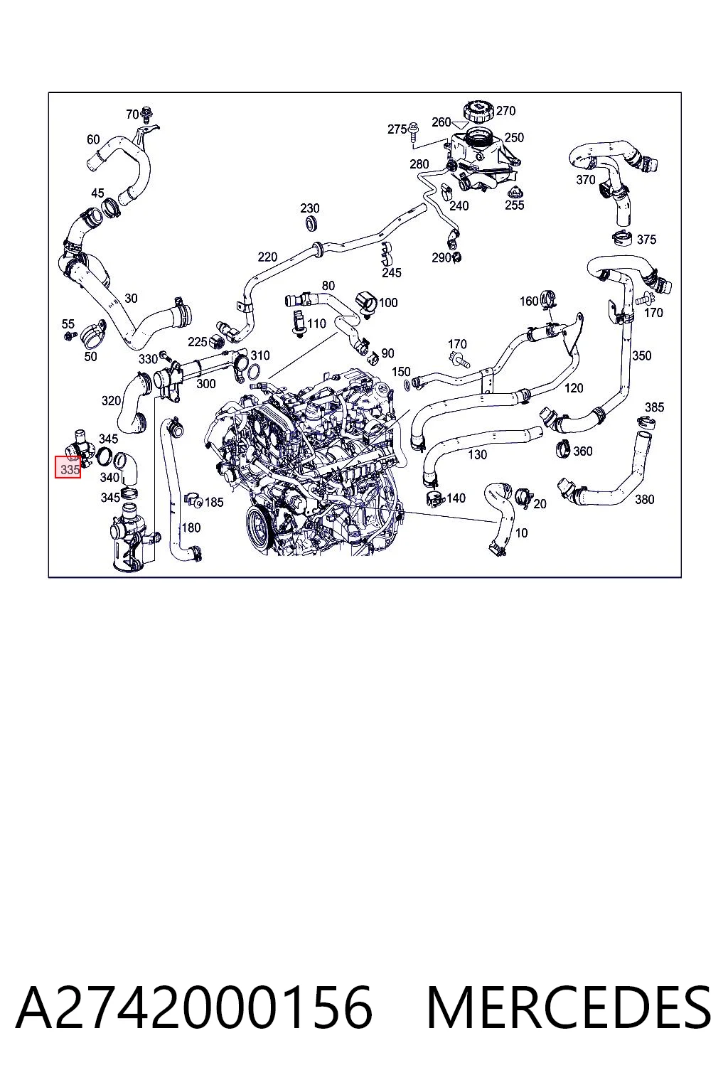 A2742000156 Mercedes 
