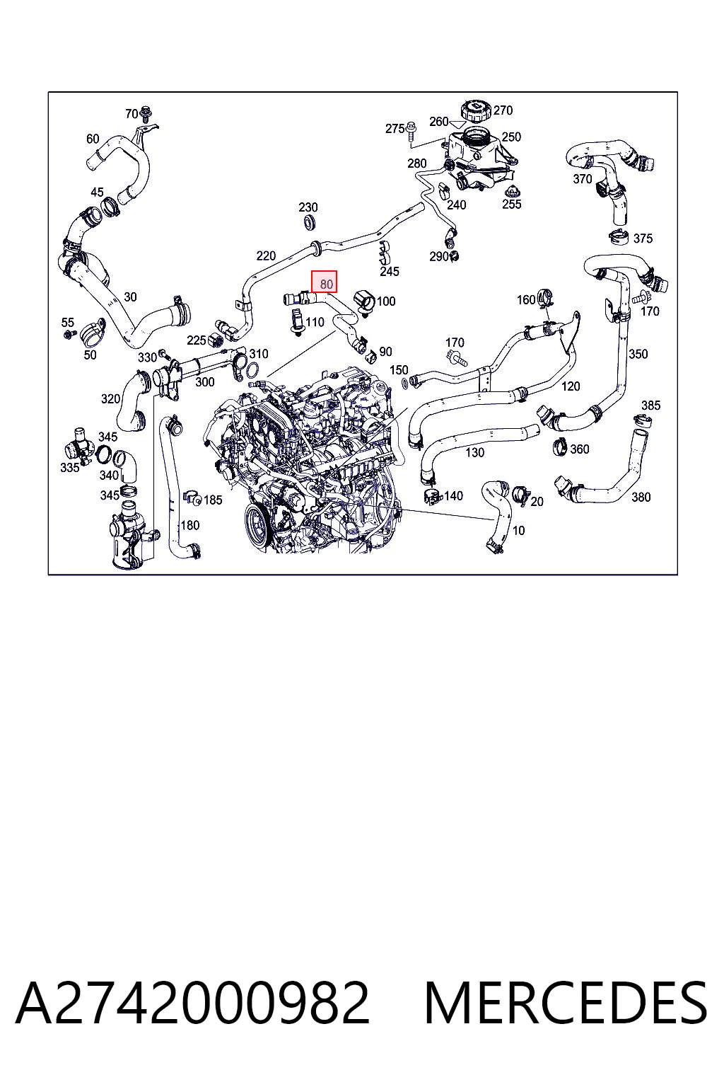 A2742000982 Mercedes 