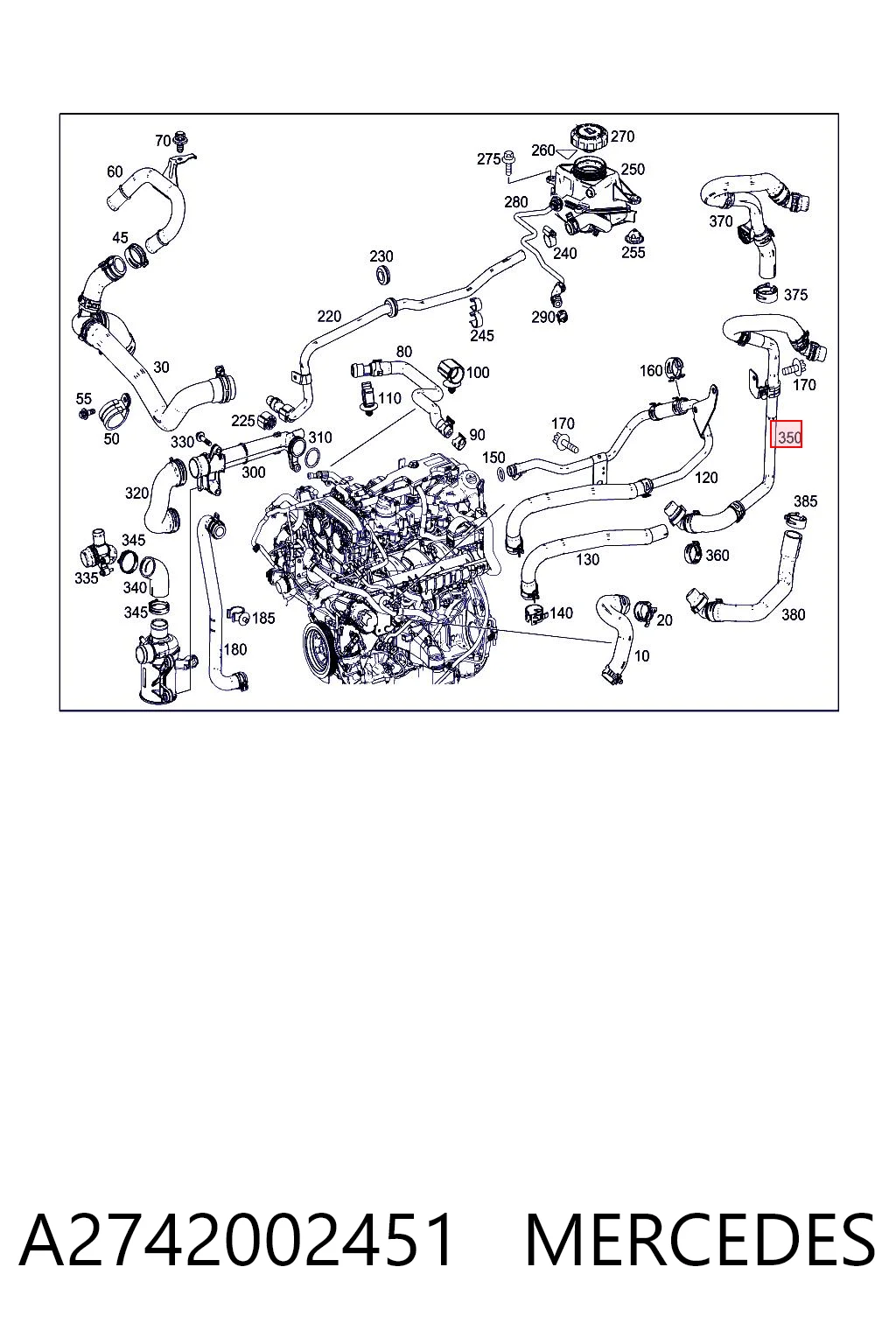 A2742002451 Mercedes 