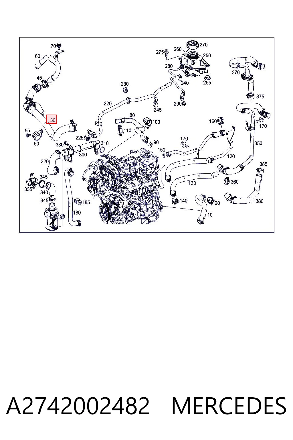 A2742002482 Mercedes 