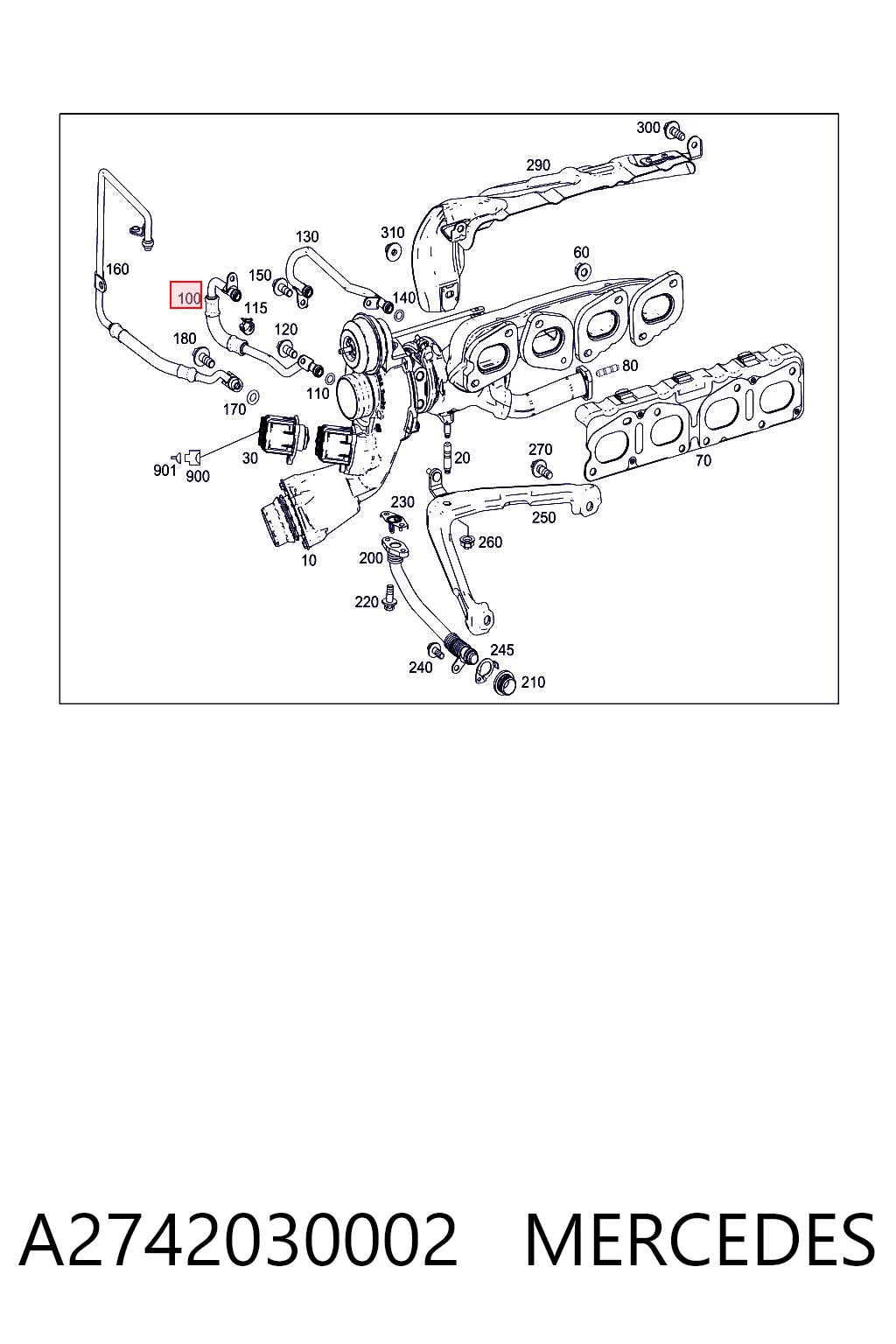 A2742030002 Mercedes 