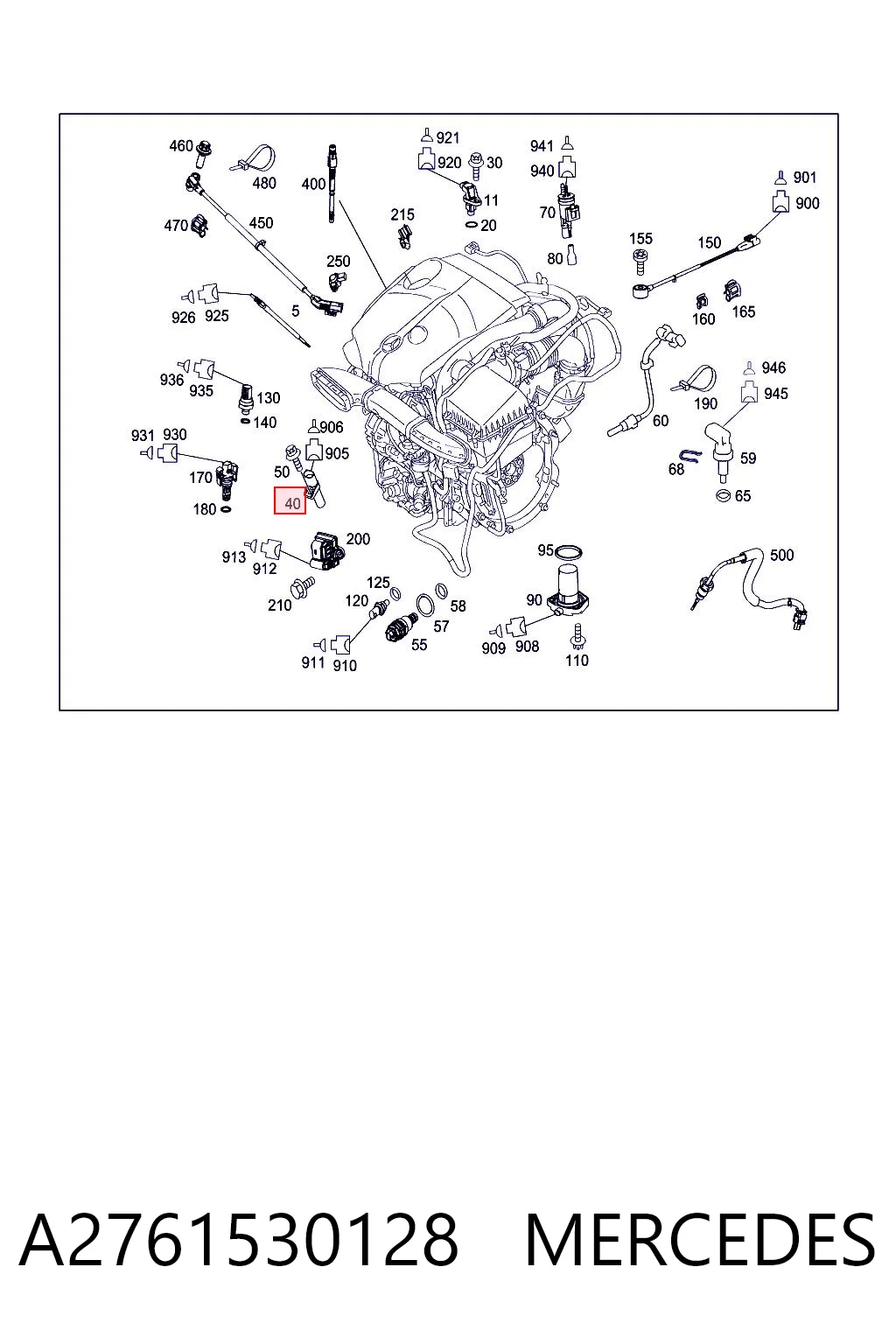 A2761530128 Mercedes ДПКВ
