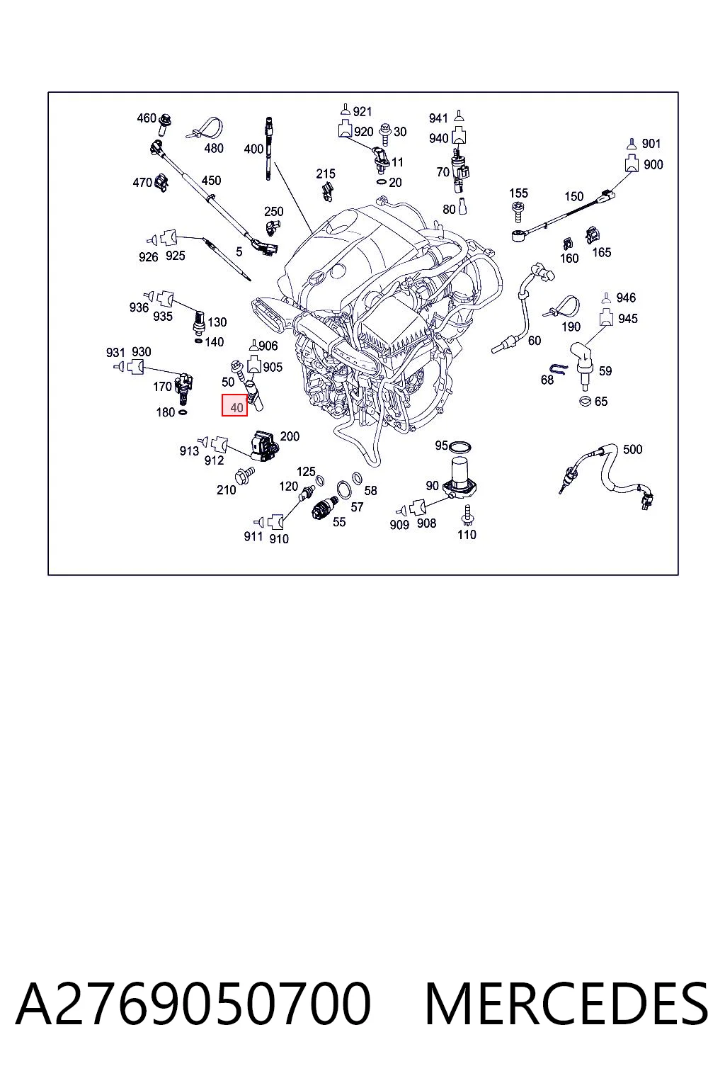 A2769050700 Mercedes ДПКВ