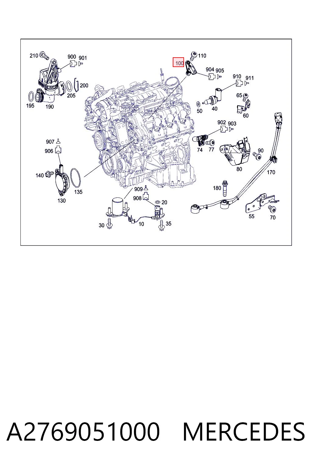 A2769051000 Mercedes Датчик розподільного вала