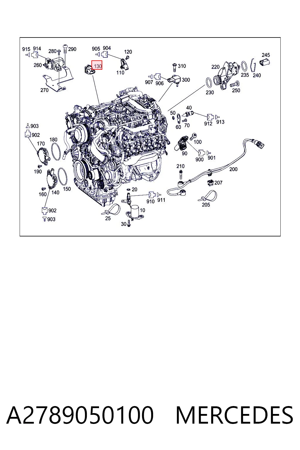 A2789050100 Mercedes Манометри