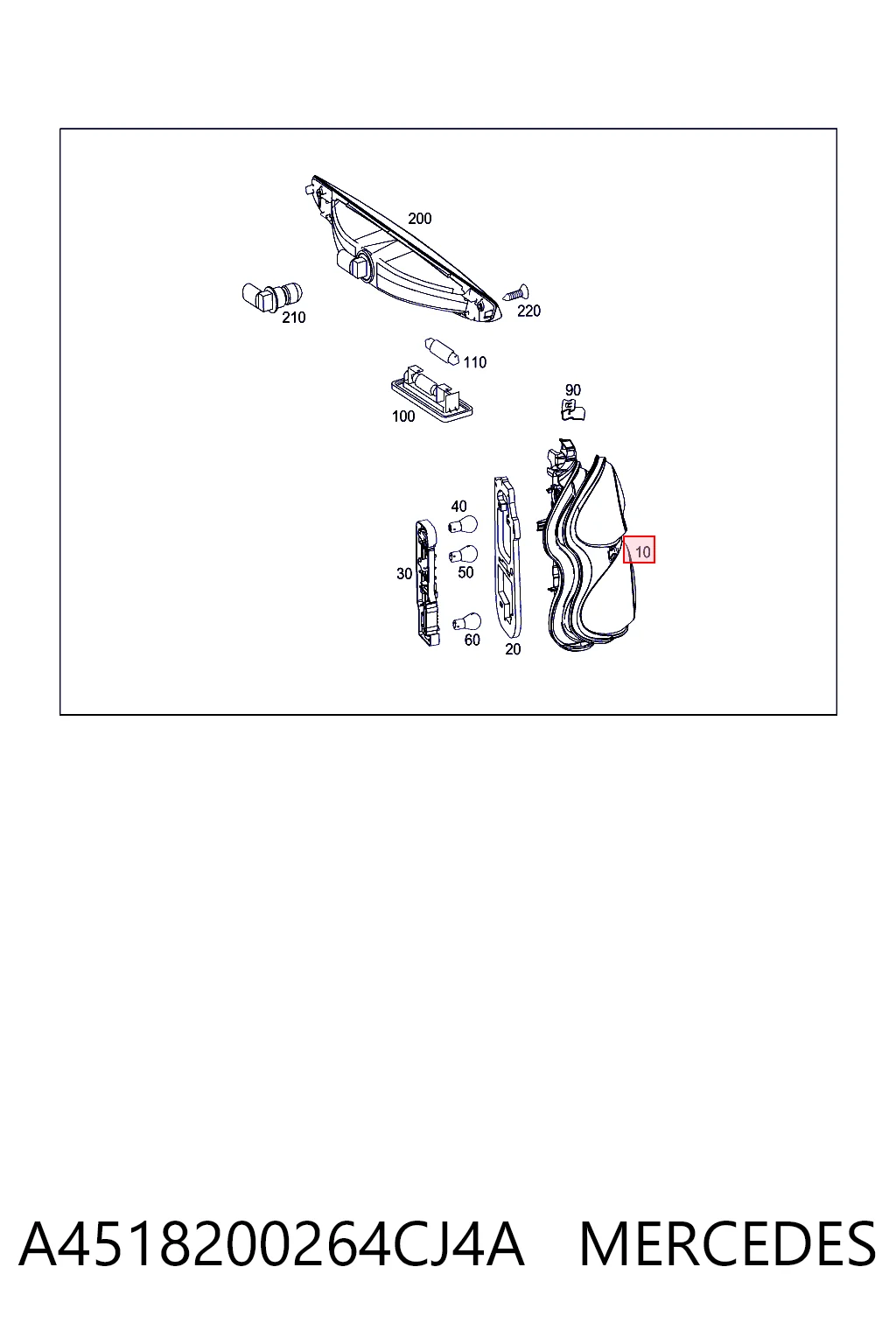 Задні ліхтарі Smart FORTWO купе (451) (2007 - 2026) ціна, від 77.94 USD
