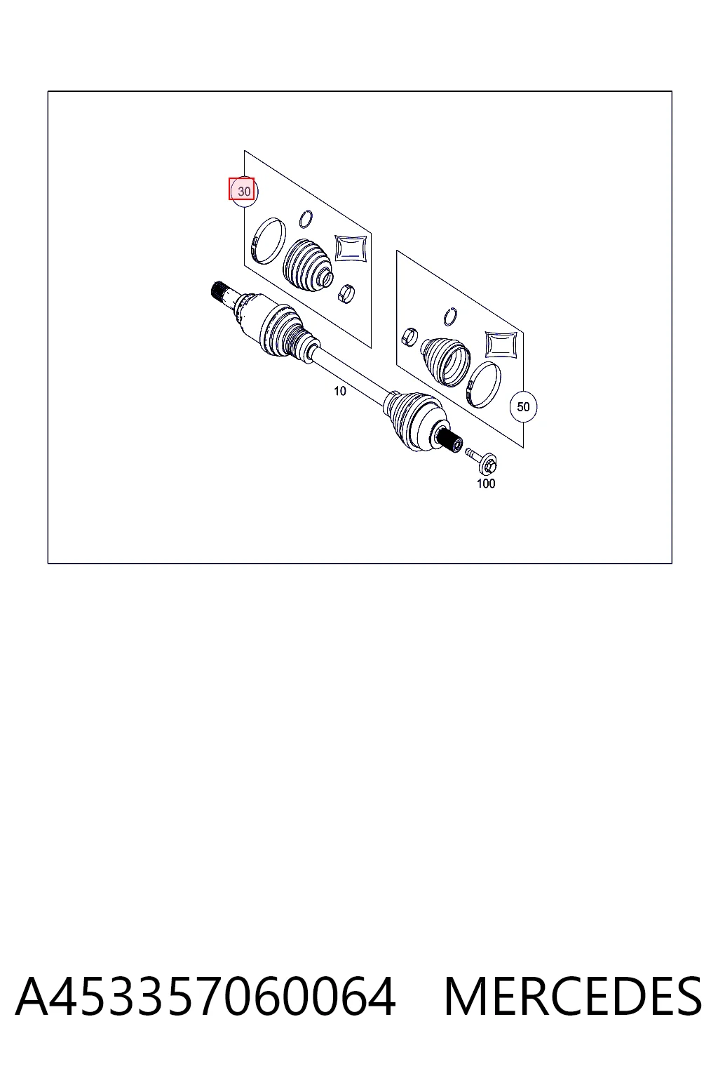 Купити 0036237 GKN-Spidan Пильник ШРКШ внутрішній, лівий