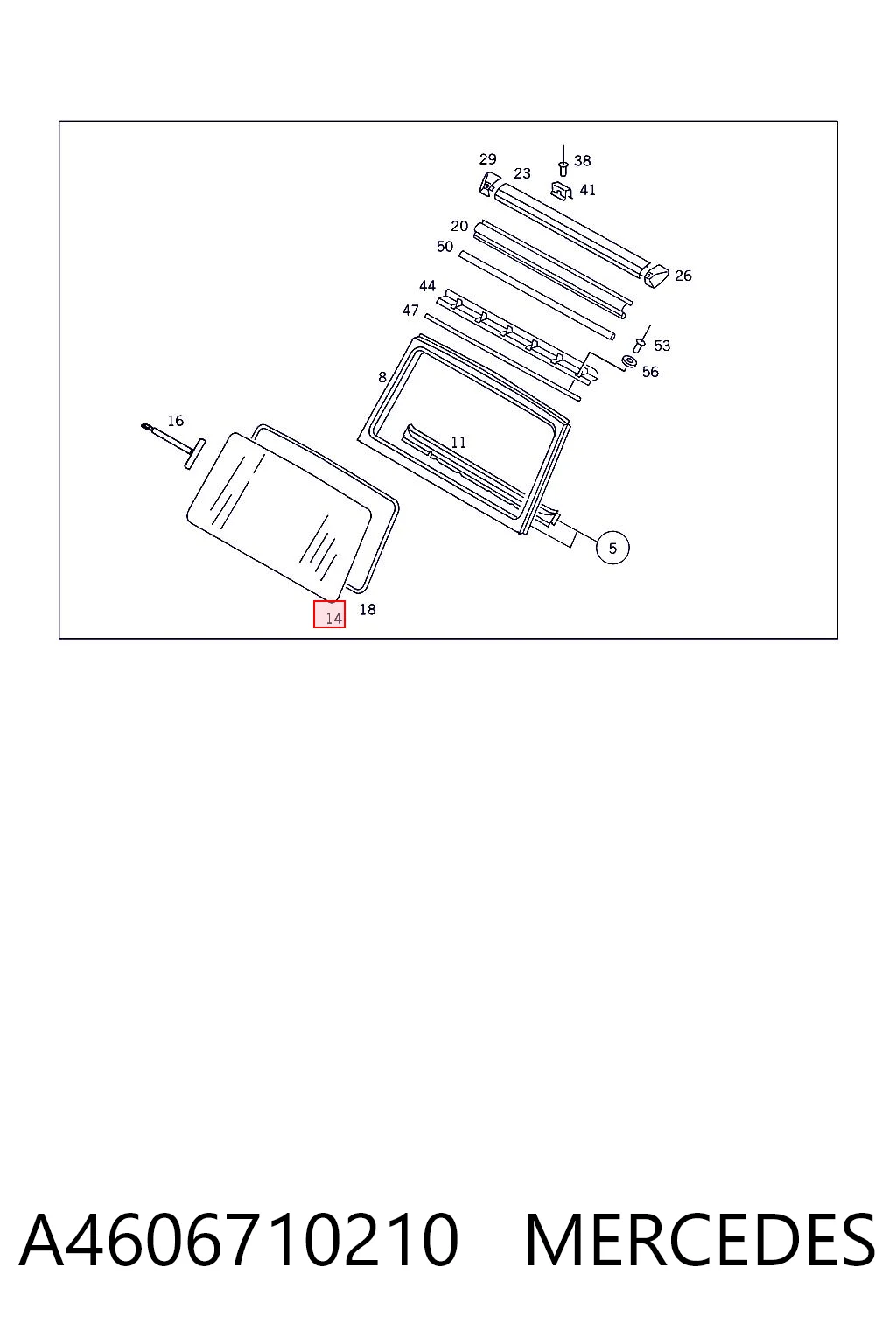  Лобове скло Mercedes G 1