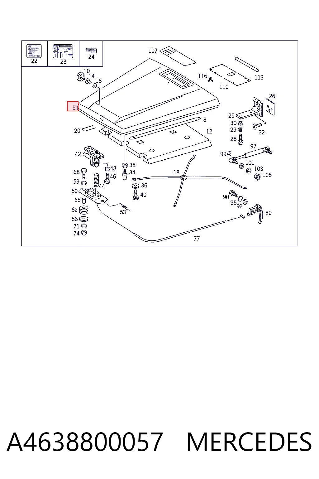 A4638800057 Mercedes