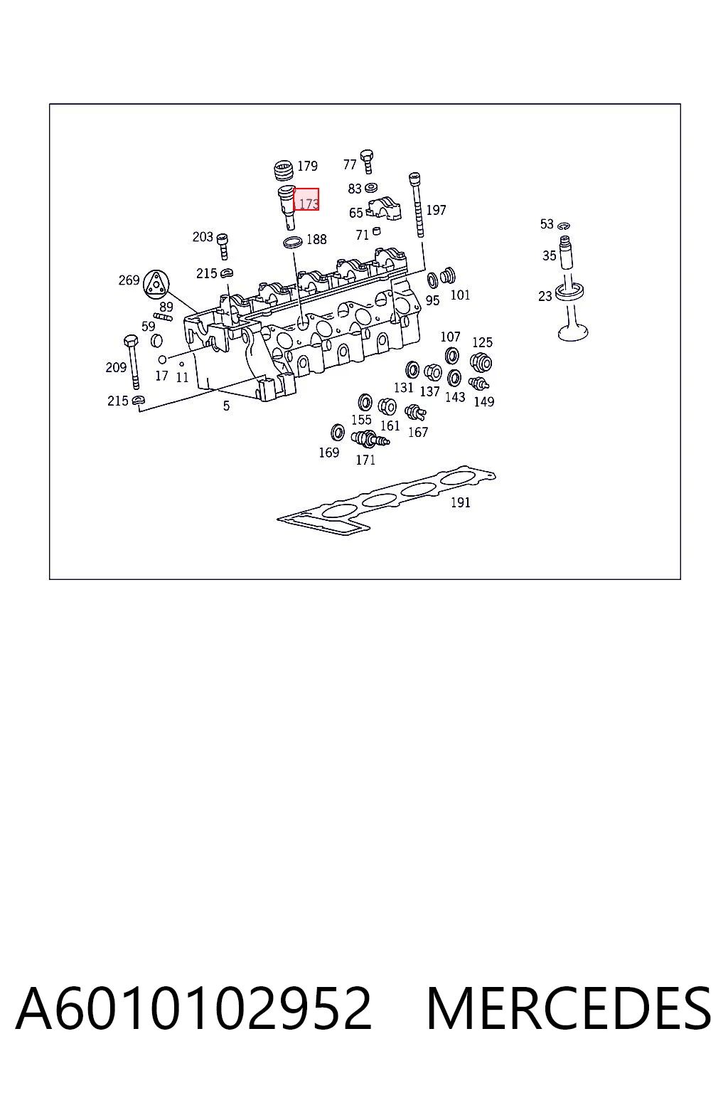 A6010102952 Mercedes