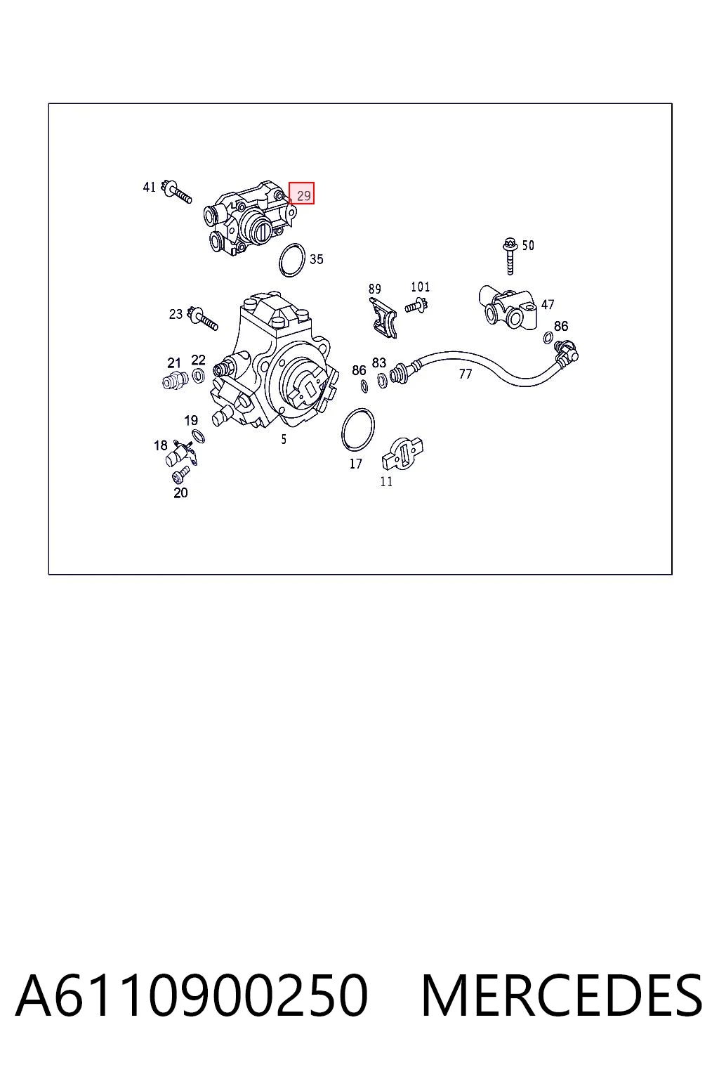 Паливний насос, механічний AND 3M919022 ціна, від 19.00 USD
