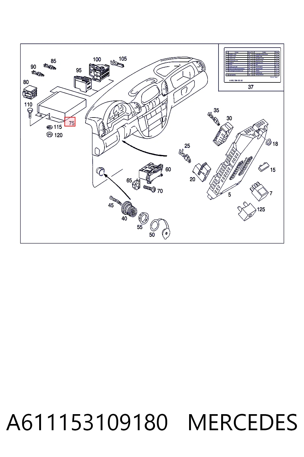 Електронний блок керування двигуном A6111531091 Bosch