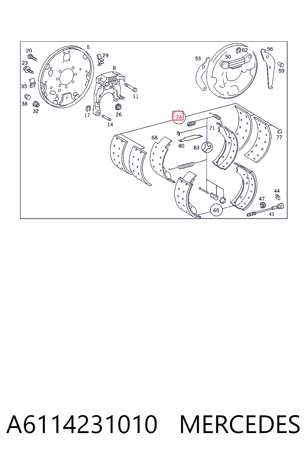 155585 GP Накладка гальмівна задня (TRUCK)