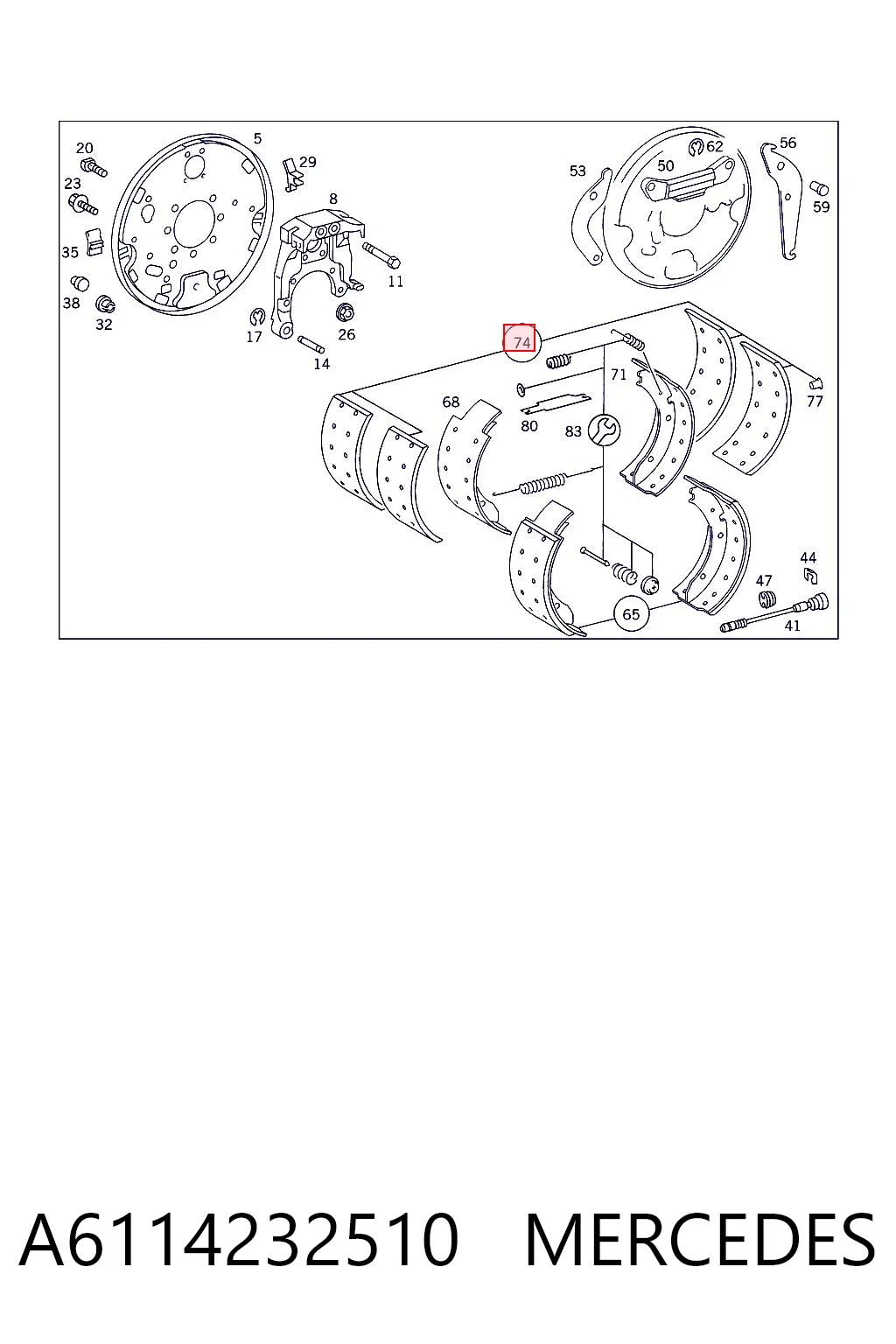 Накладка гальмівна задня (TRUCK) GP 155585 ціна, від 30.40 USD