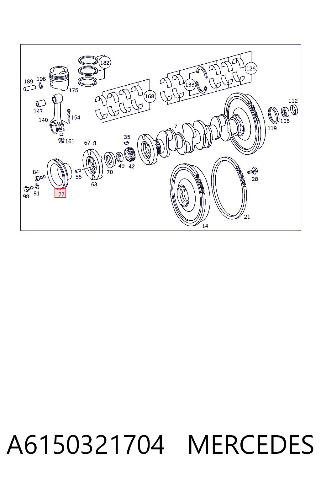 A6150321704 Mercedes