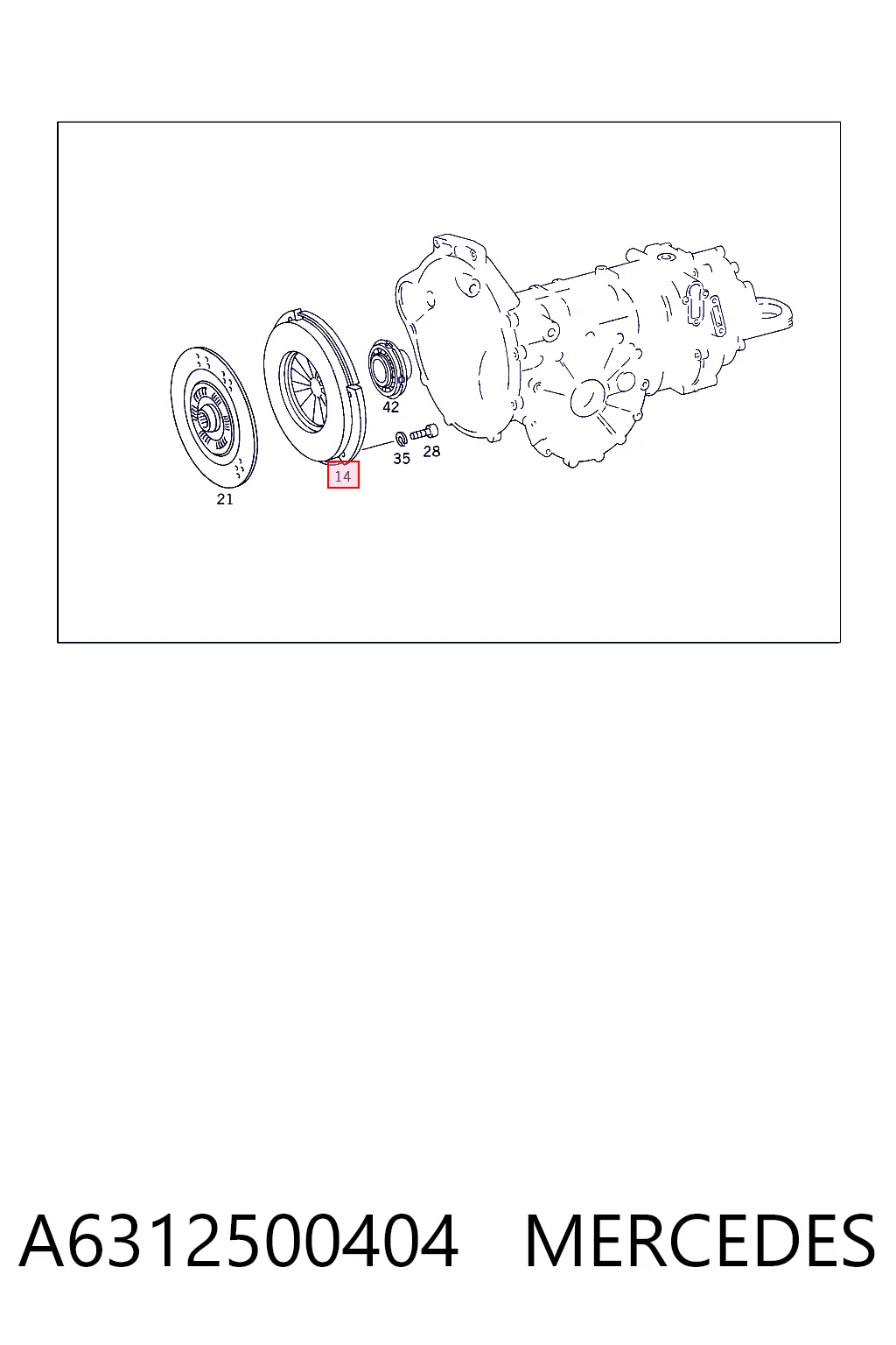 Корзина диска зчеплення Mecarm MC7205