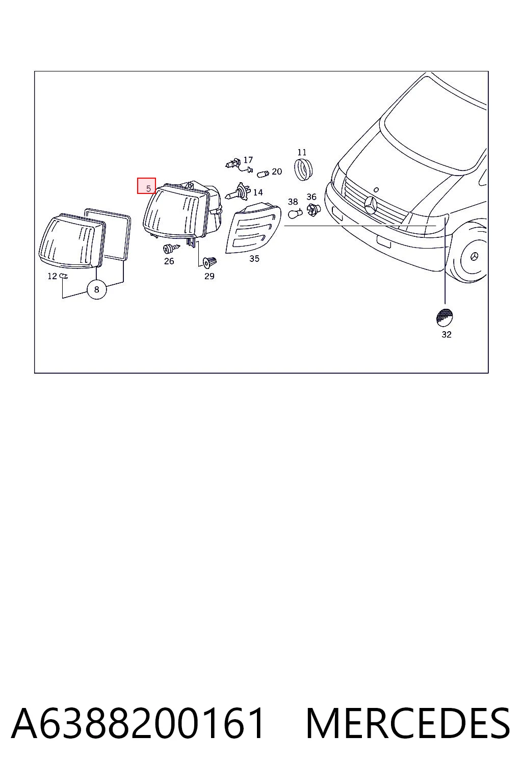 Фара передня права TYC FP3541R4T ціна, від 66.44 USD