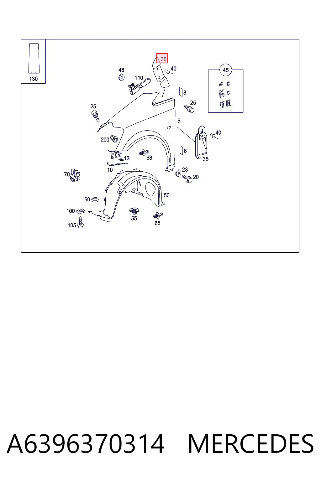 A6396370314 Mercedes