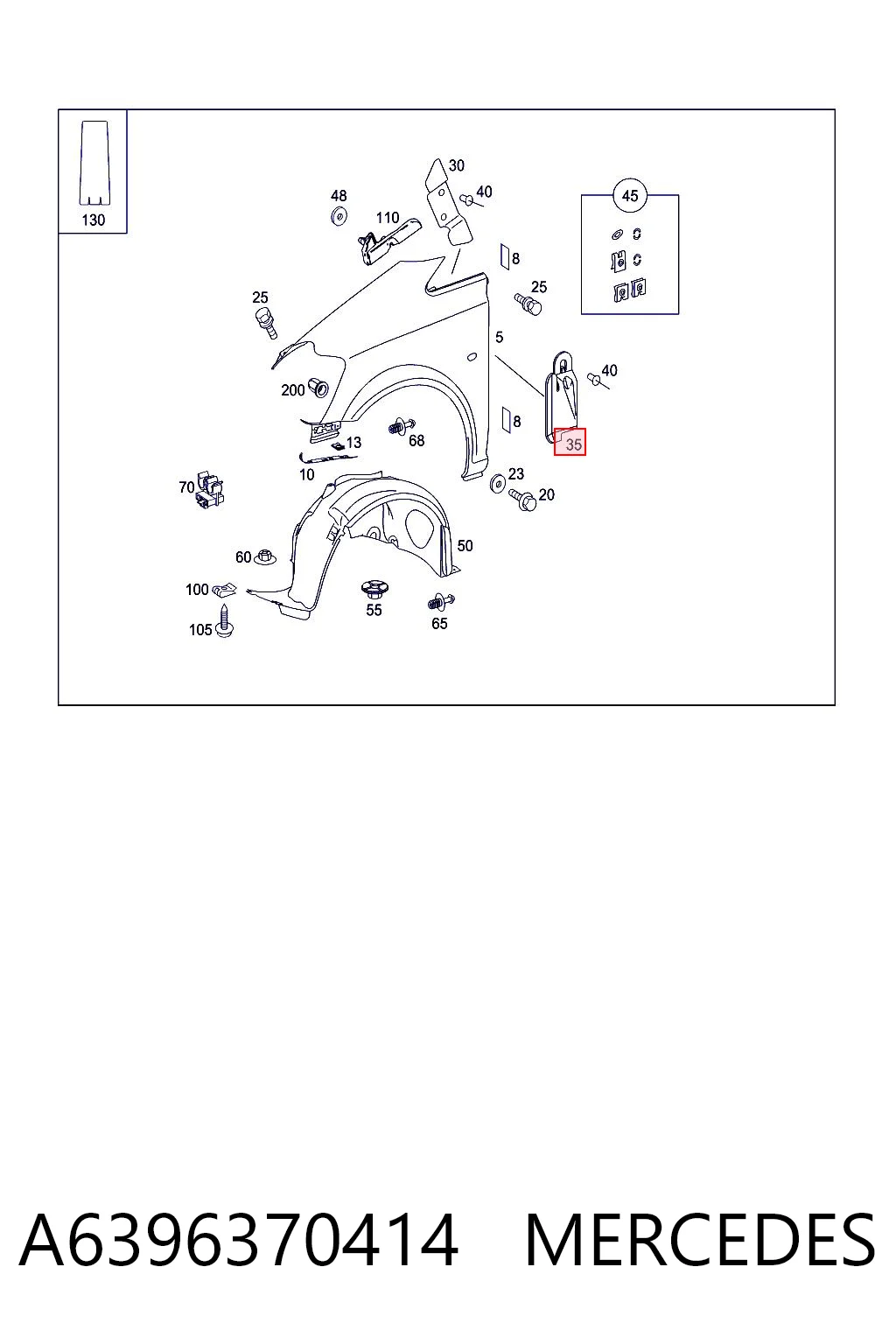 A6396370414 Mercedes