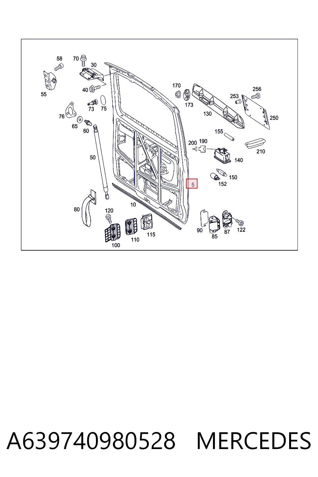  Mercedes A639740040128 ціна, від 251.74 USD