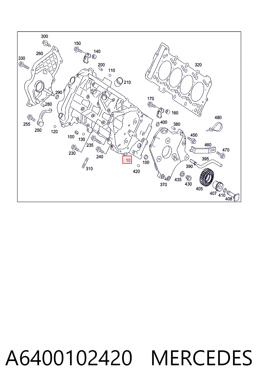 Головка двигуна Mercedes A хетчбек (W169) (2004 - 2012) ціна, від 165.23 USD