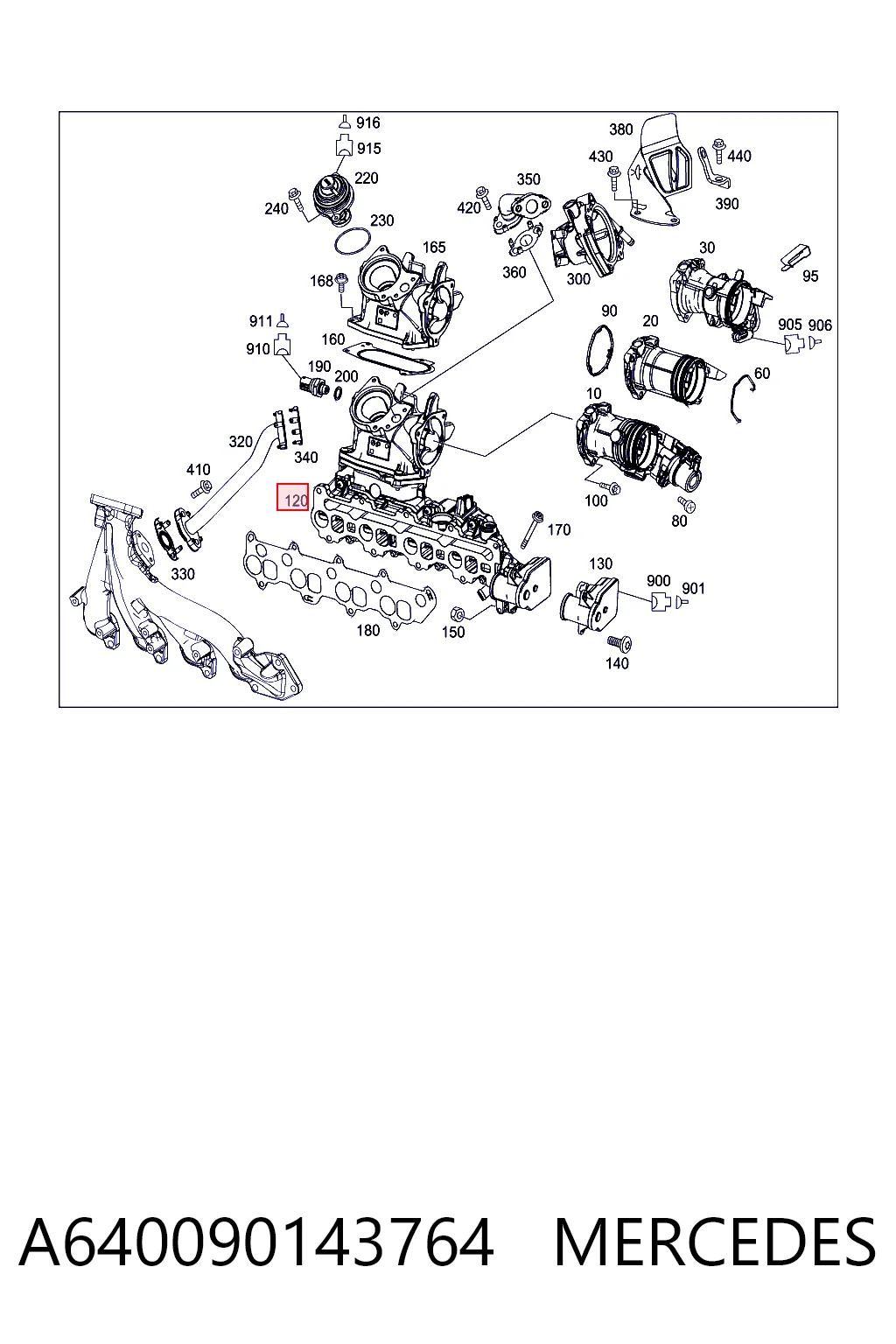 Колектор впускний Mercedes A хетчбек (W169) (2004 - 2012) ціна, від 31.46 USD