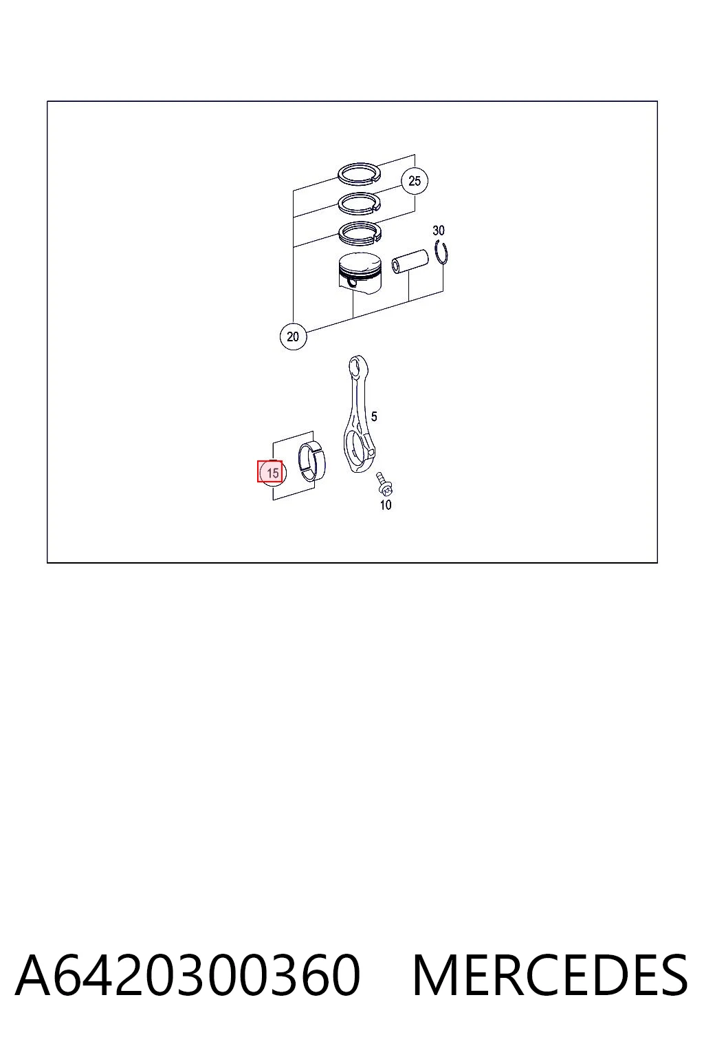 714809 Glyco Підшипник шатуна