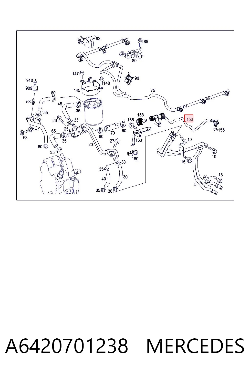 A6420701238 Mercedes