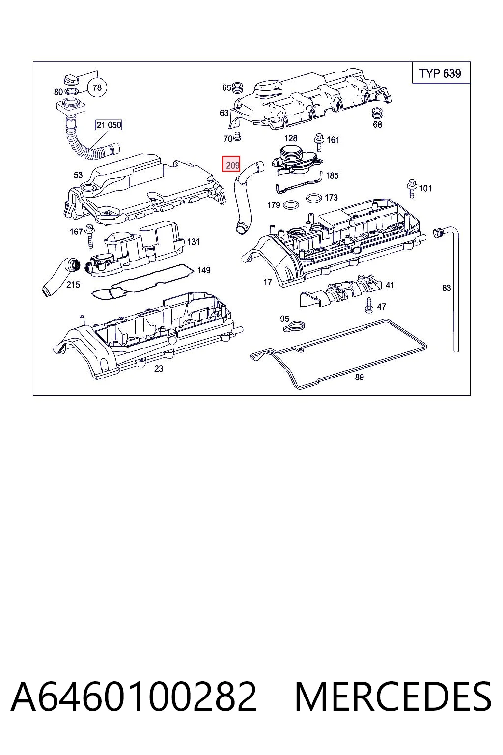 A6460100282 Mercedes