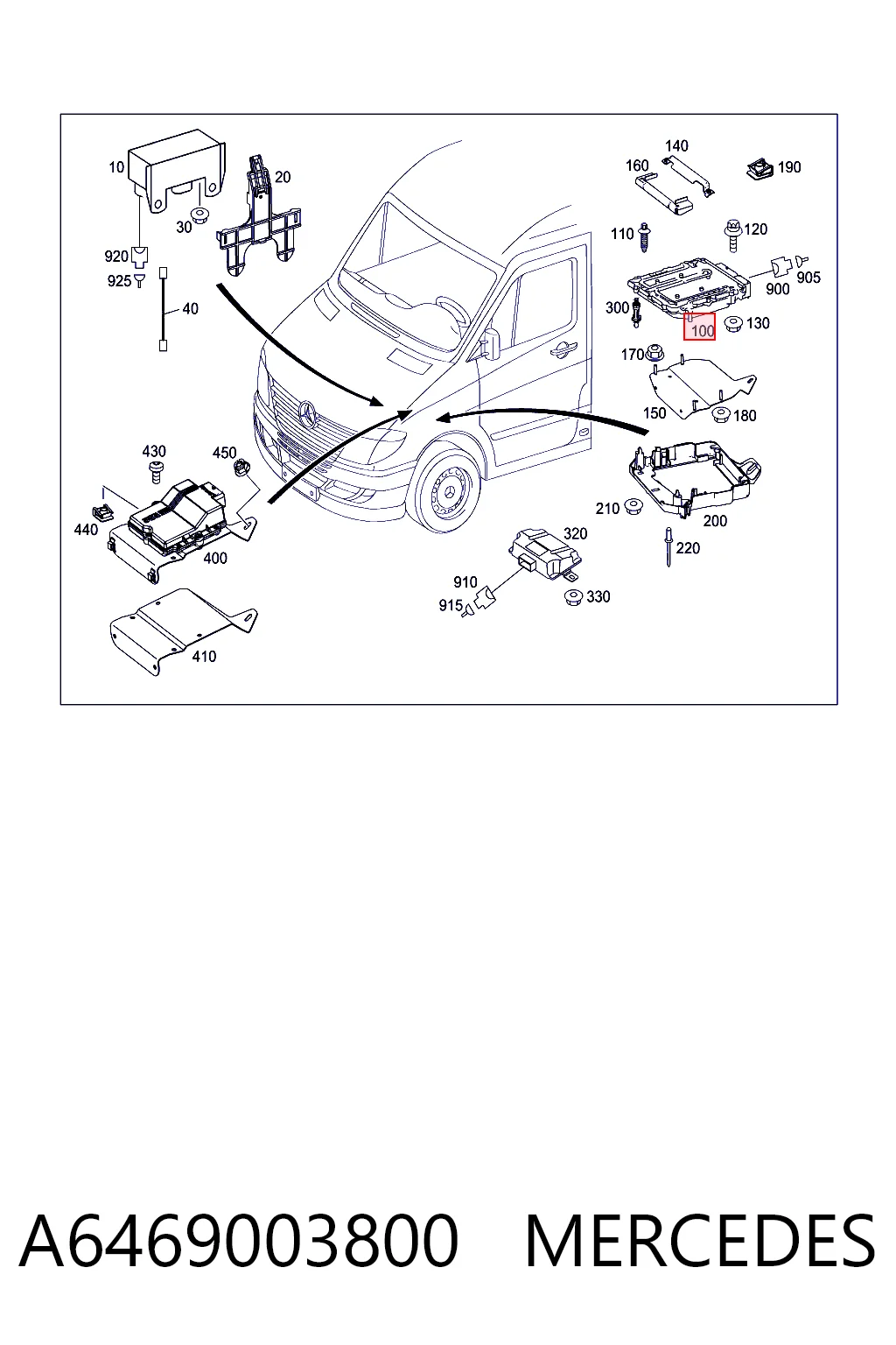 Блок двигуна Mercedes Sprinter II 3,5-t