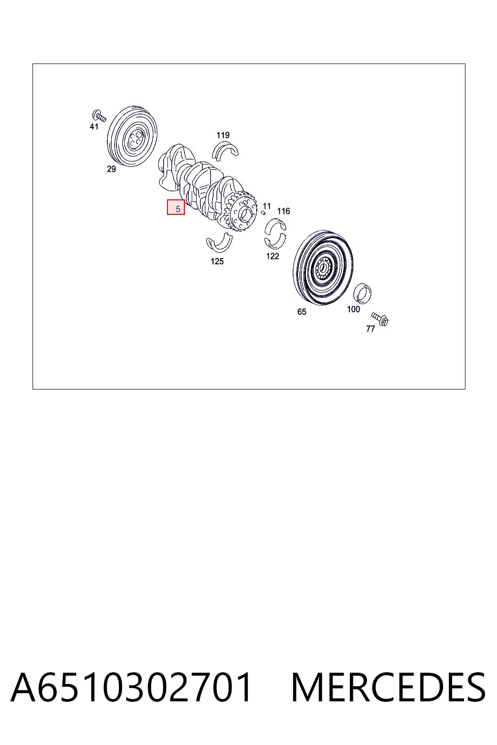 A6510302701 Mercedes