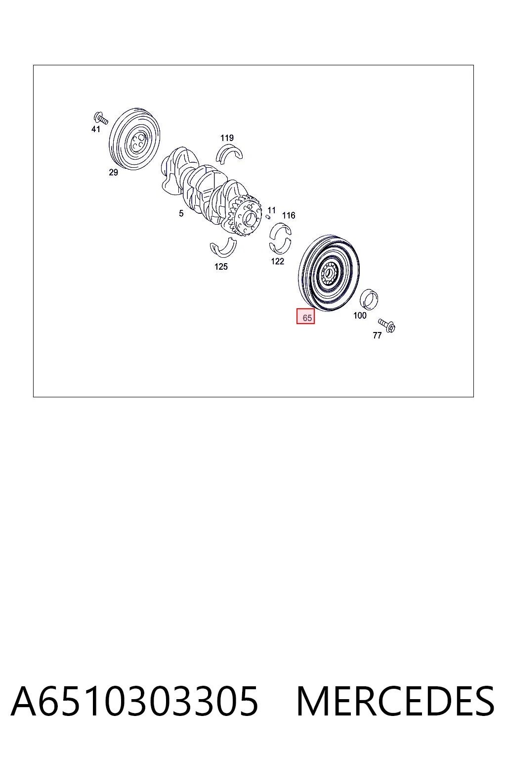 A6510303305 Mercedes