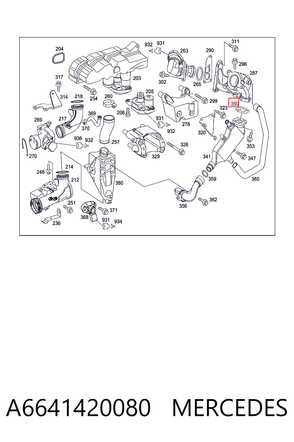 504341194 Iveco Прокладка EGR-клапана рециркуляції