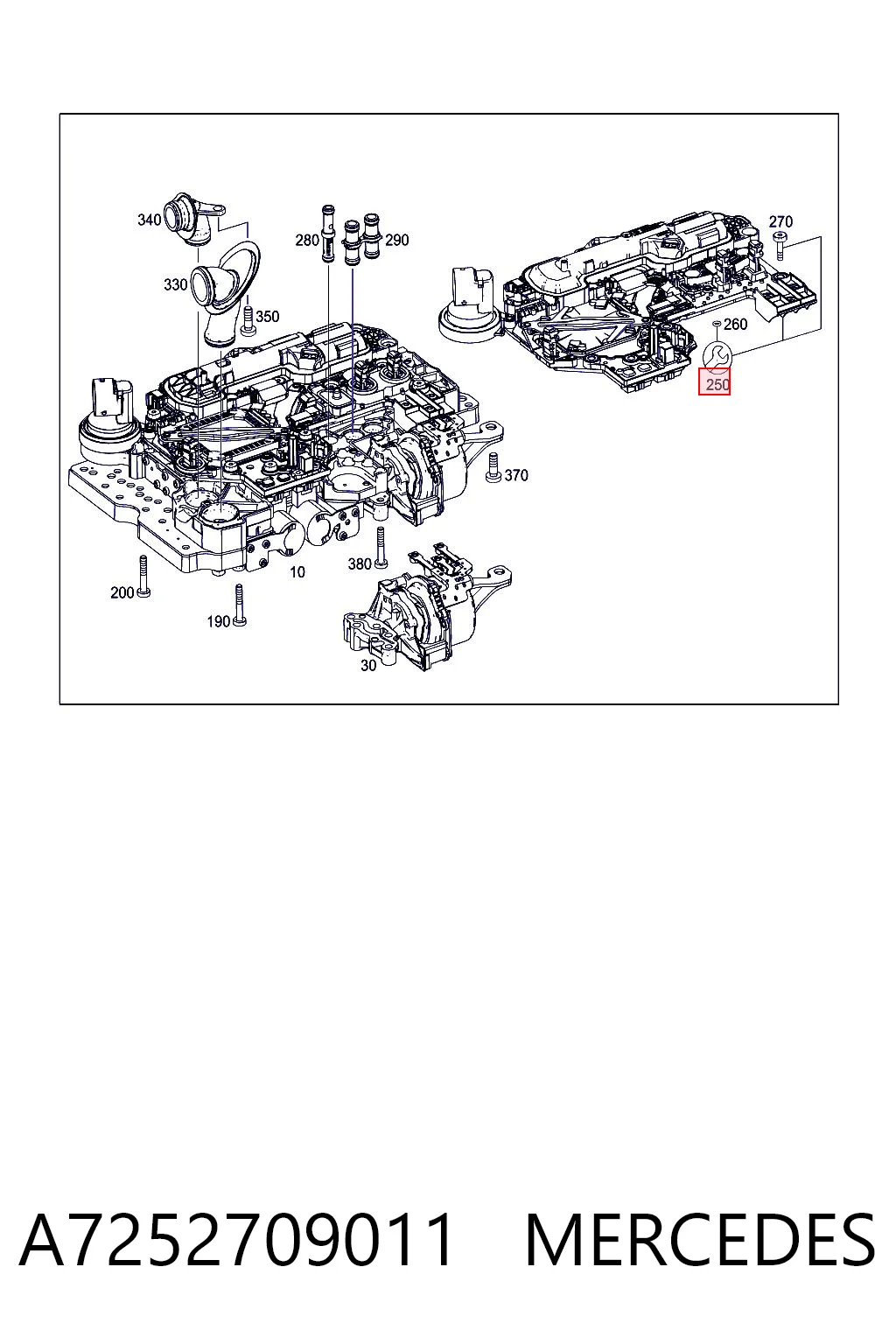 A7252709011 Mercedes 
