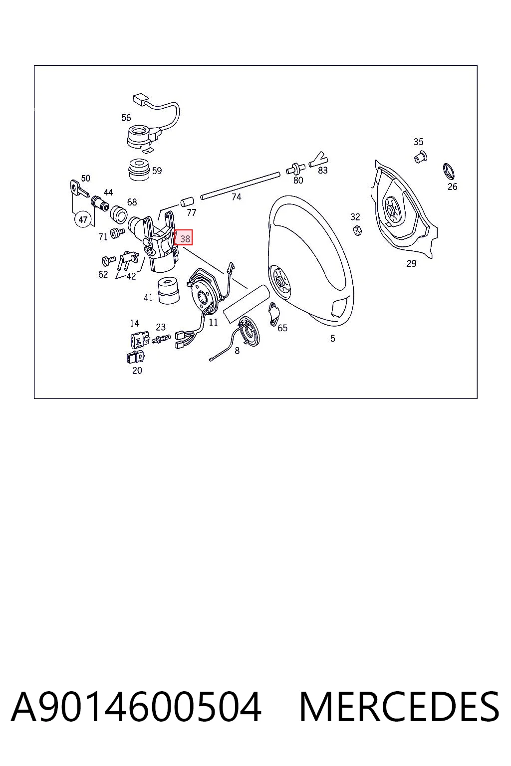A9014600504 Mercedes
