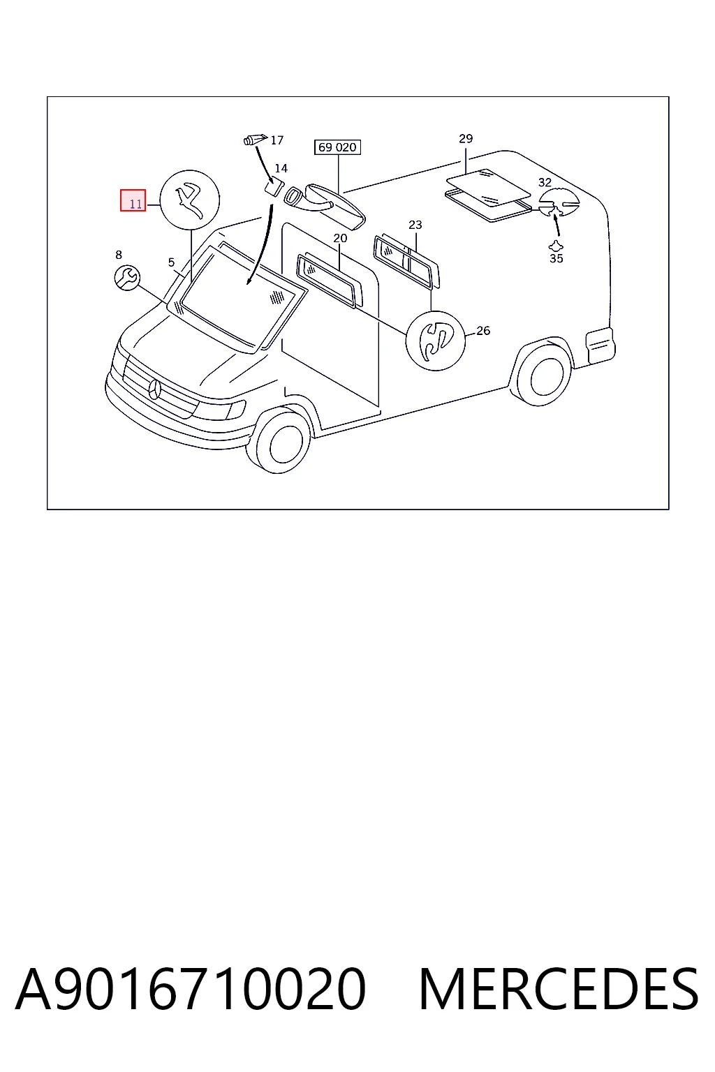 Ущільнювач лобового скла Autover ST502020 ціна, від 19.24 USD