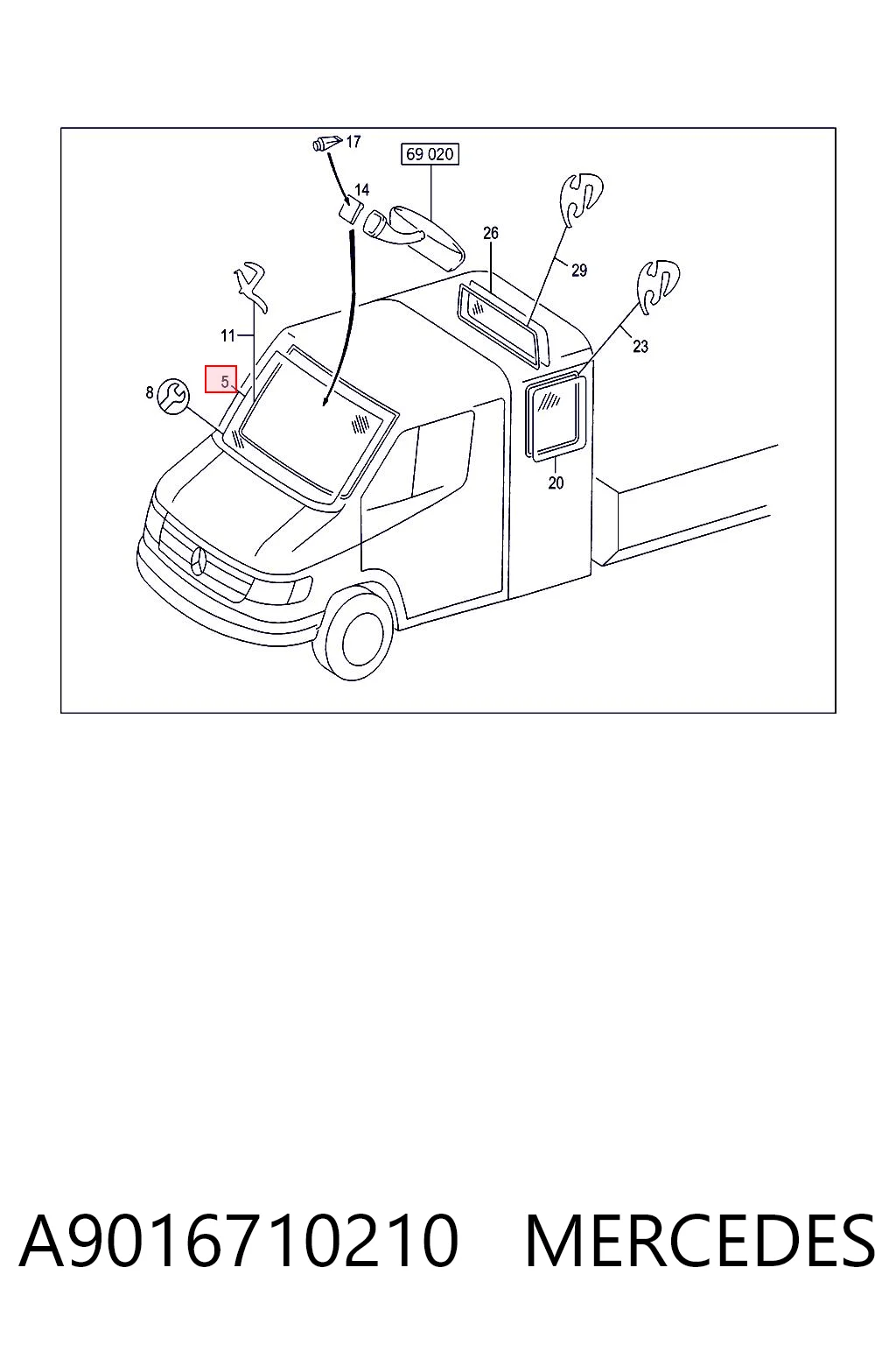 Автоскло XYG AB204369A ціна, від 129.93 USD