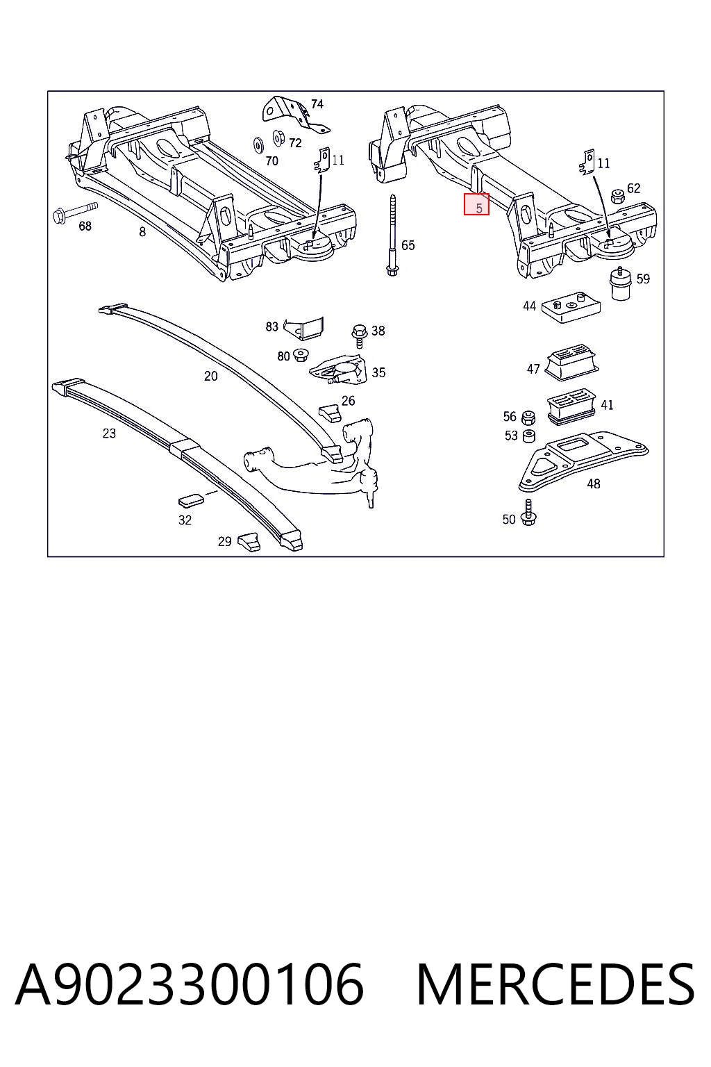 A9023300106 Mercedes