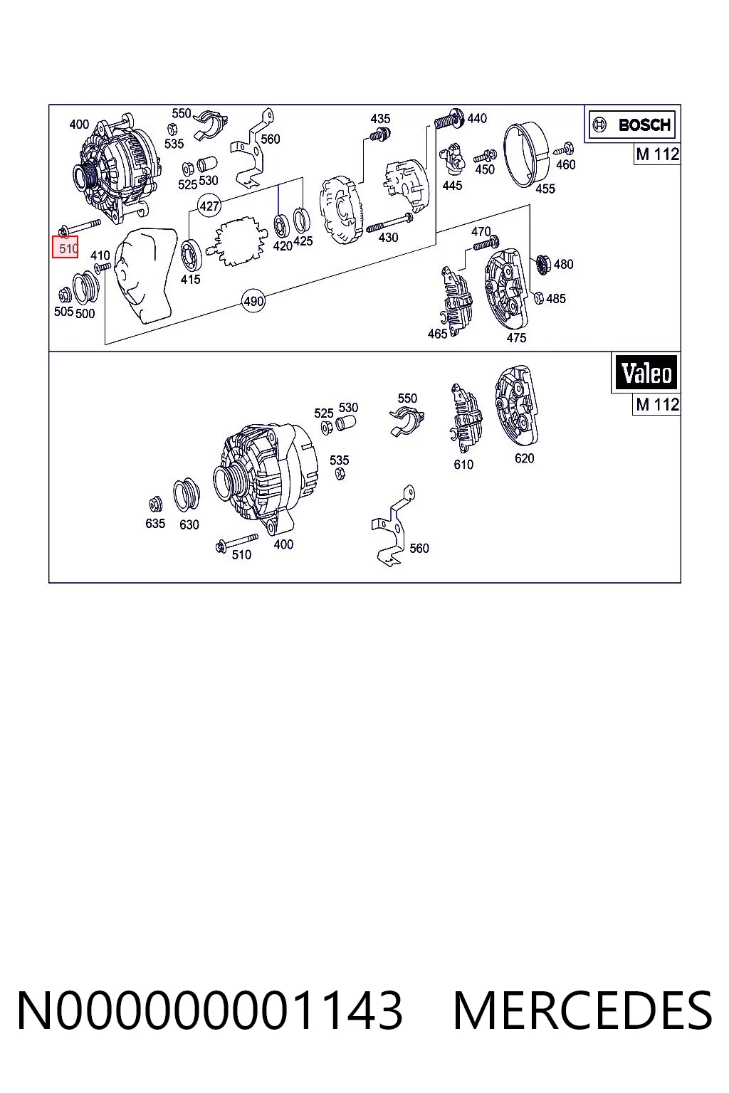Купити 29901922 Mercedes Болт кріплення передньої балки (підрамника)
