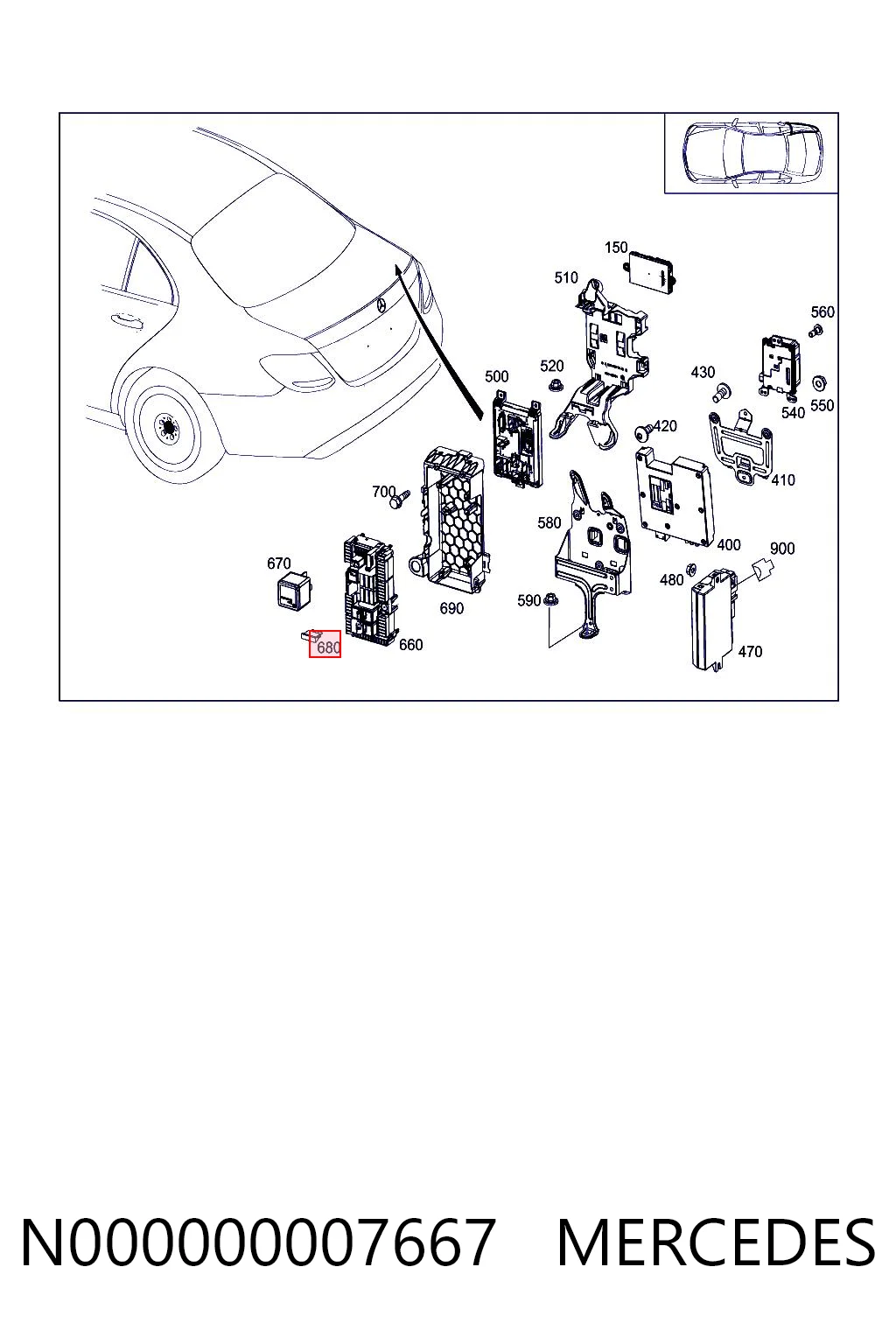  Mercedes N00000000766464 ціна, від 2.03 USD