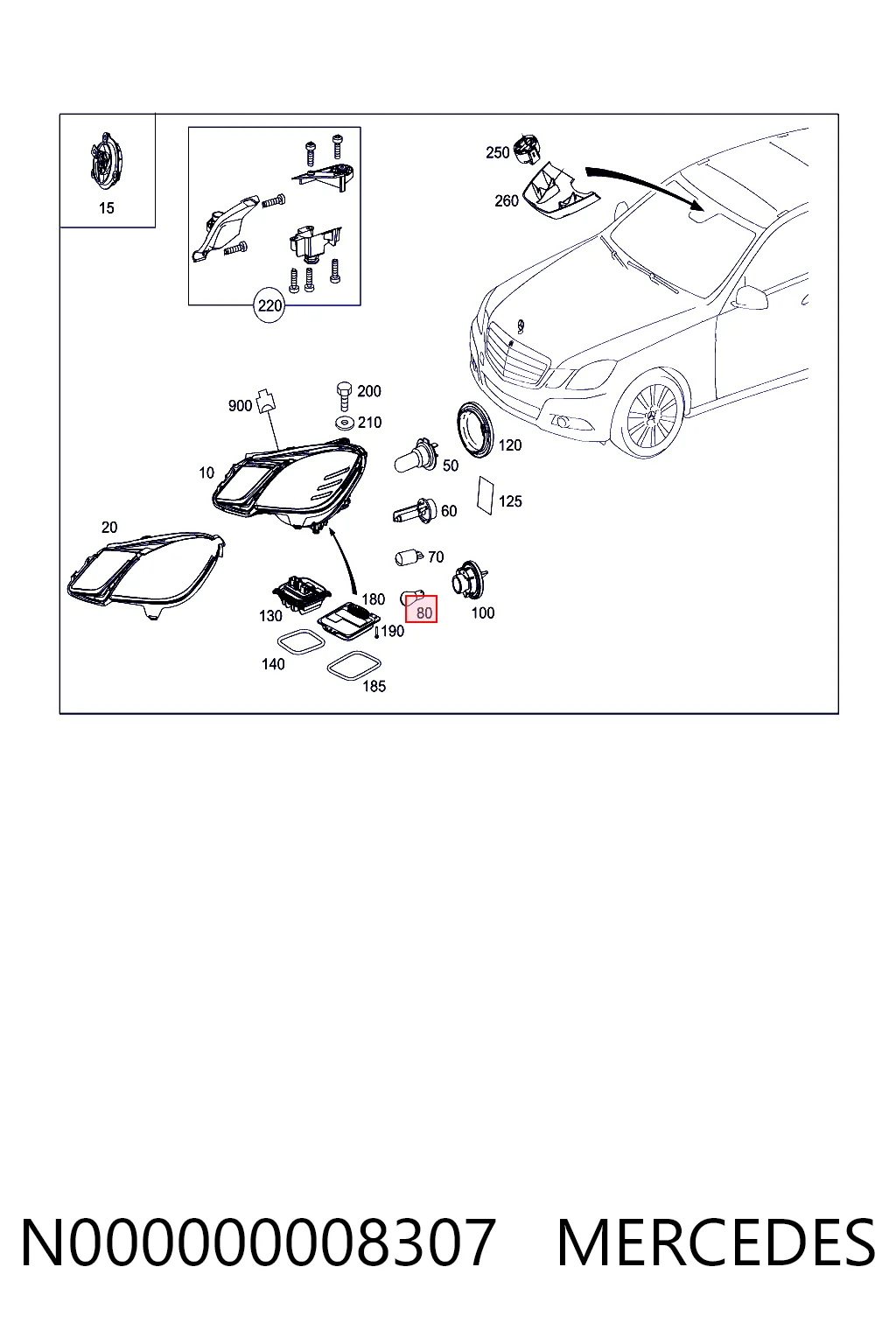 Купити 13503444 Opel Лампочка переднього габариту
