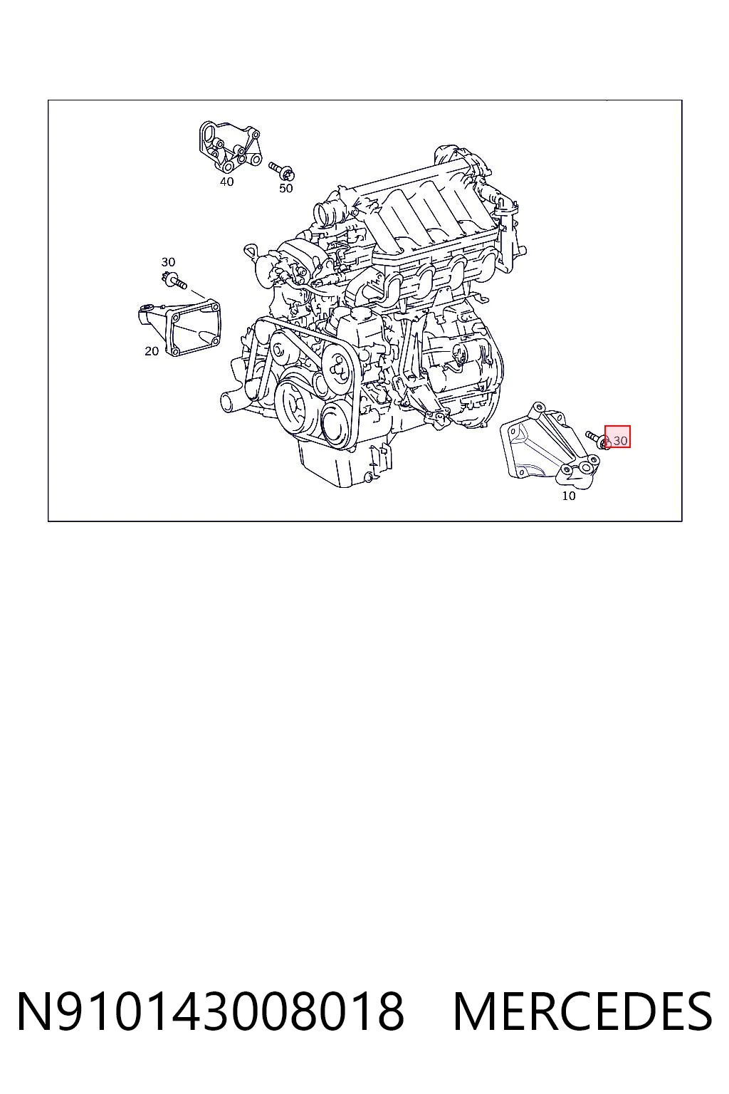 A910143008018 Mercedes 