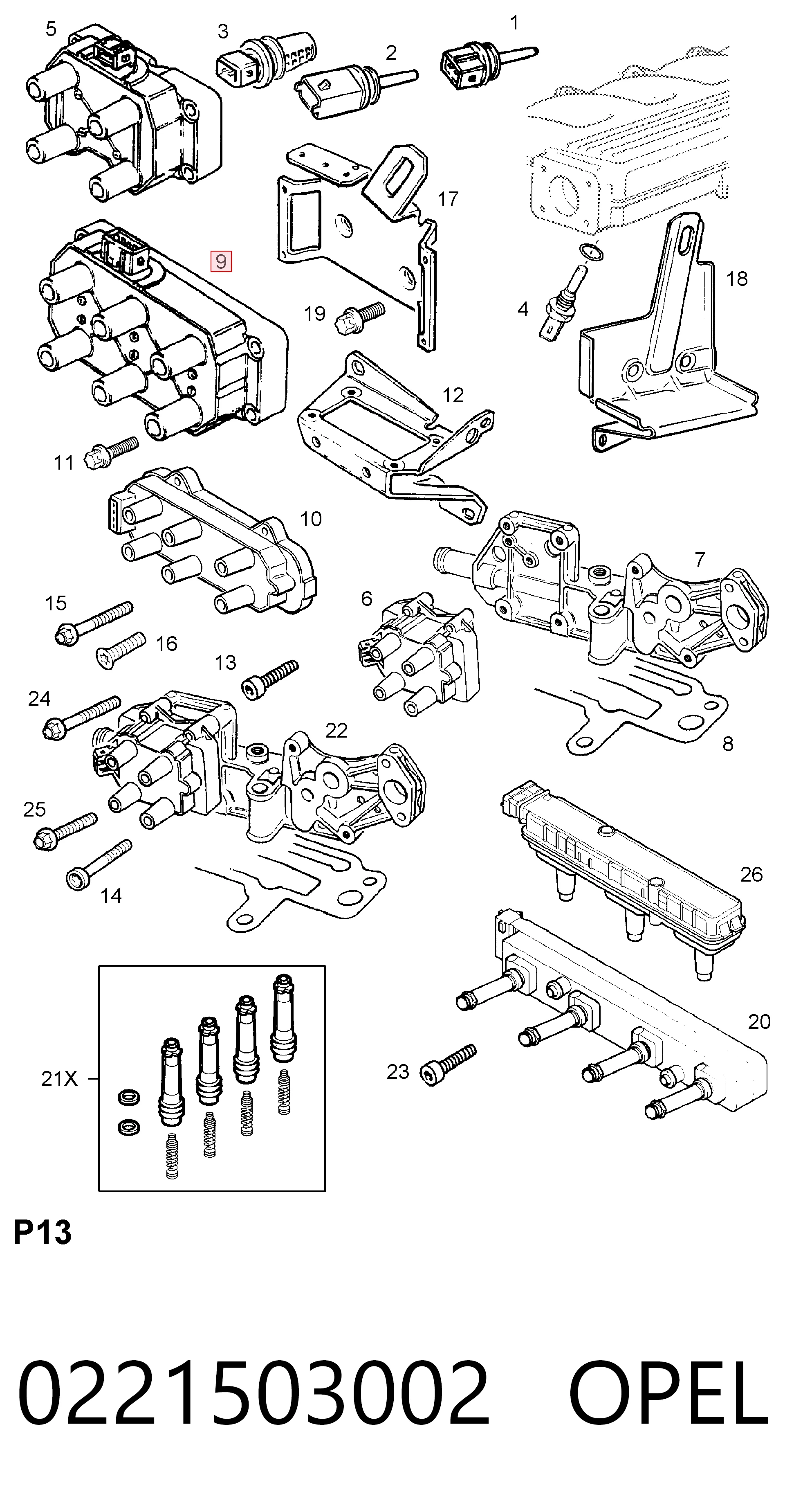  Котушка запалювання Toyota Avensis 1