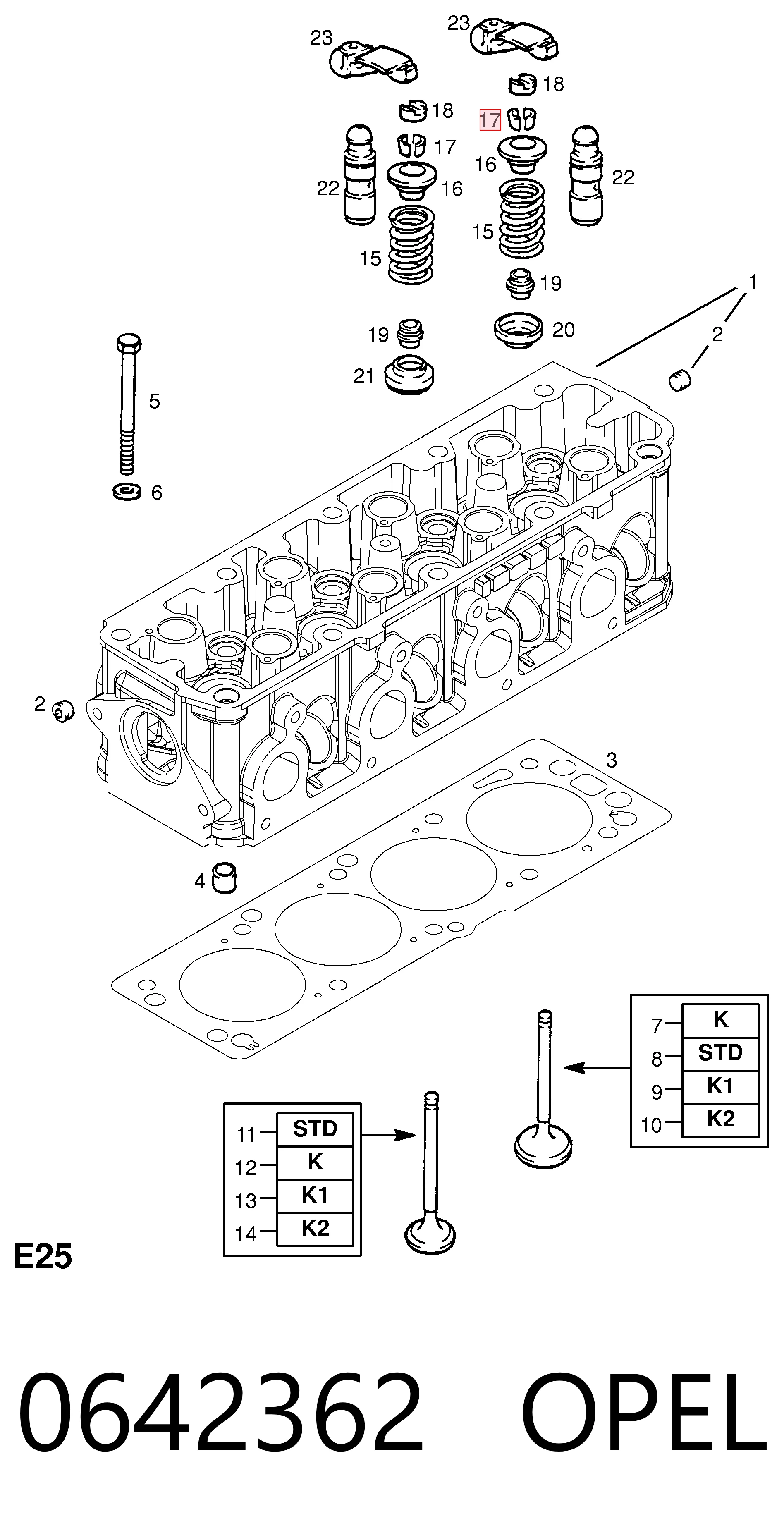 7700725145 Renault (RVI) Сухар клапану