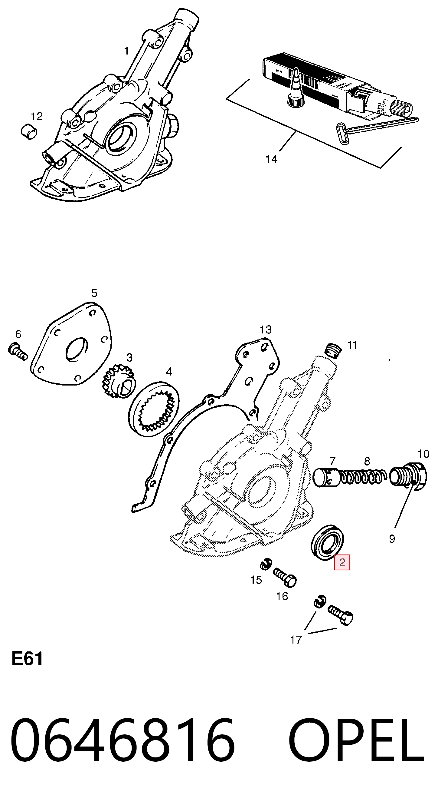 Купити OS100325S NIPPON MOTORS Сальник коленвала передній